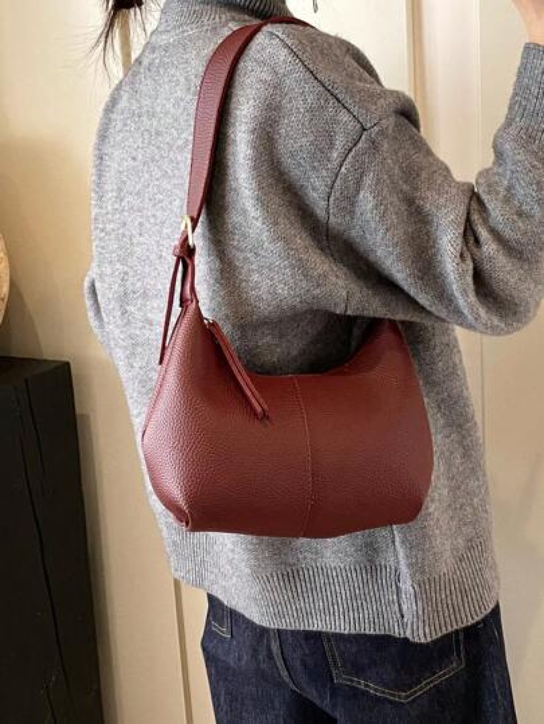 Women Underarm Crossbody Bag Casual Daily Organizer Pouch