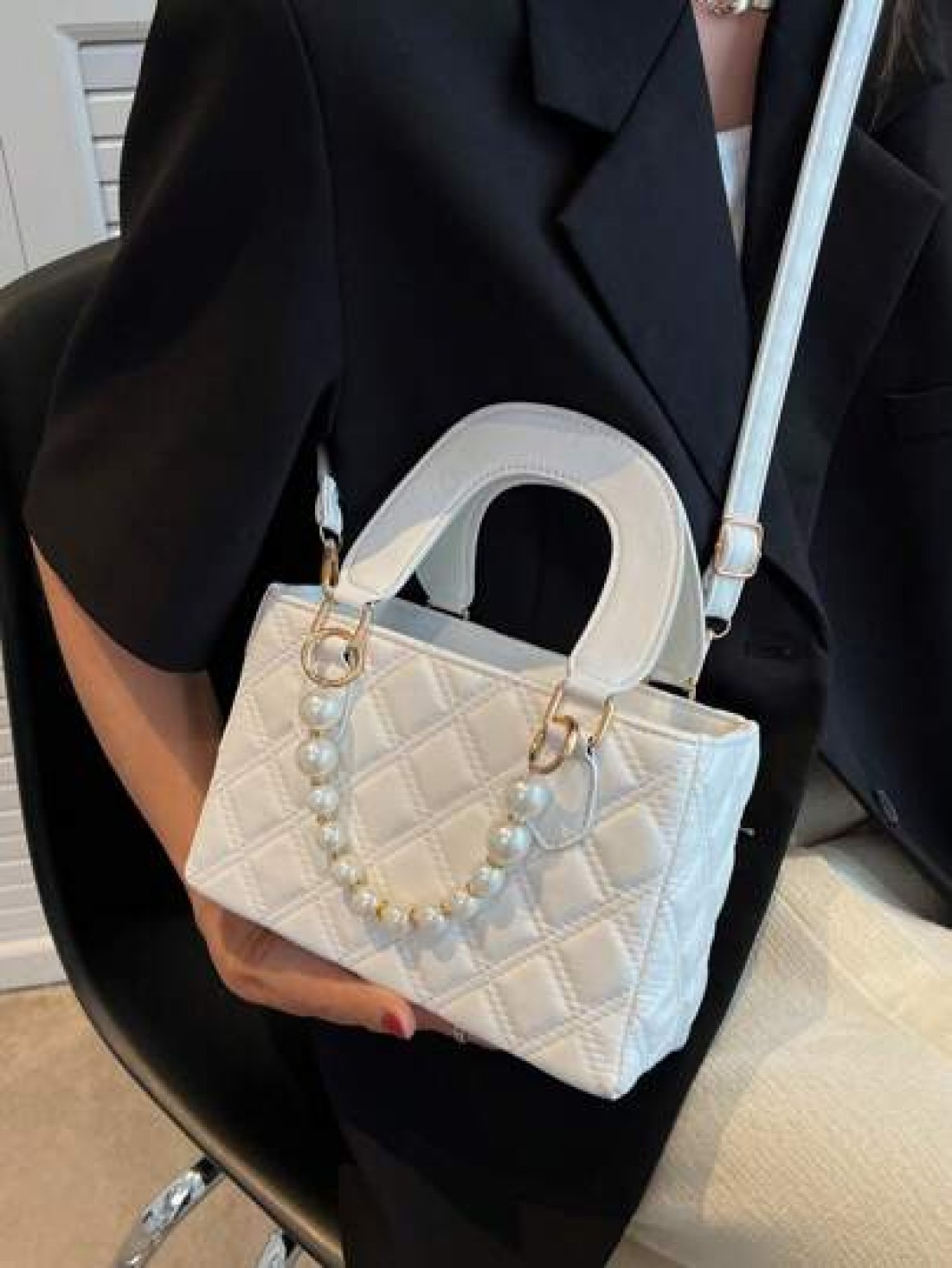Fashionable New High End Texture Simple And Versatile Casual Solid Color Versatile Lightweight Small Square Bag Handbag Crossbody Bag Elegant Small Square Bag