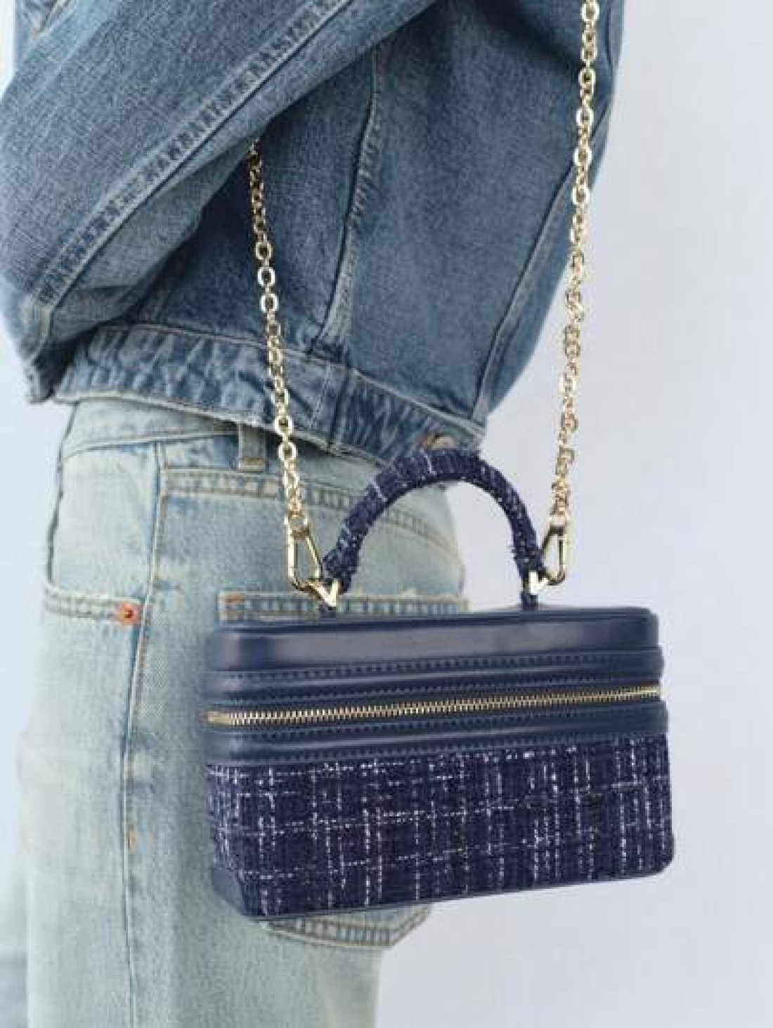 2024 Autumn Winter New Small Square Bag Versatile Hard Shoulder Messenger Box Handbag For Women