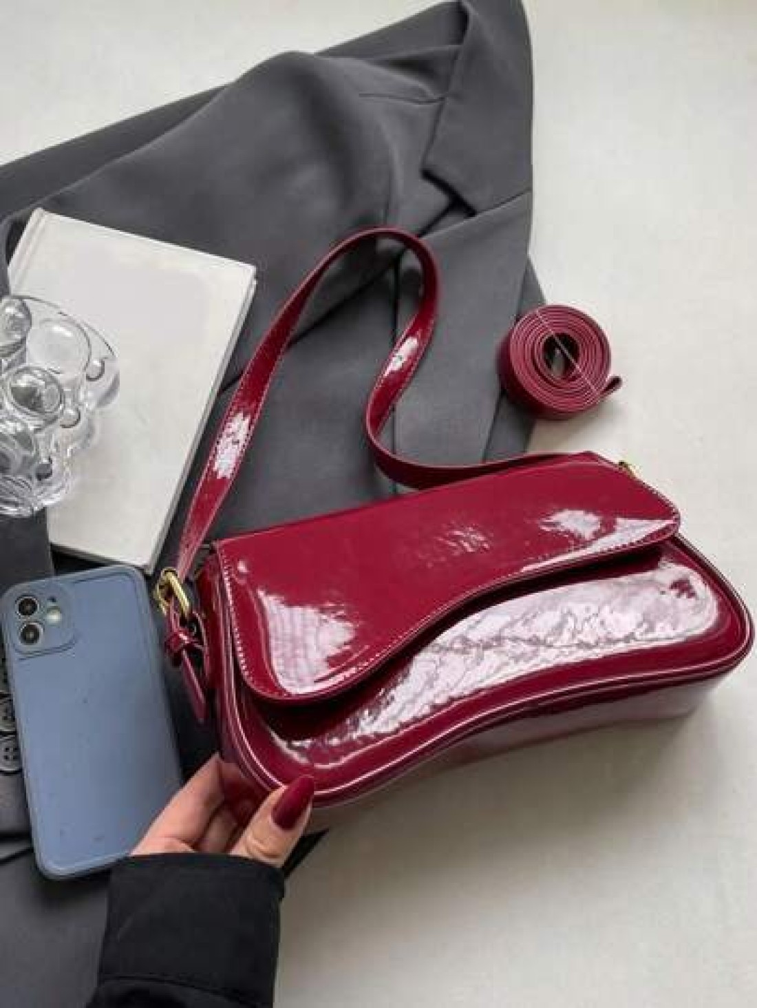 Lightweight Business Casual Minimalist Flap Square Bag For Teen Girls Women College Students Rookies White Collar Workers Perfect For Office College Work Business Commute Outdoors Travel Outings Fashi