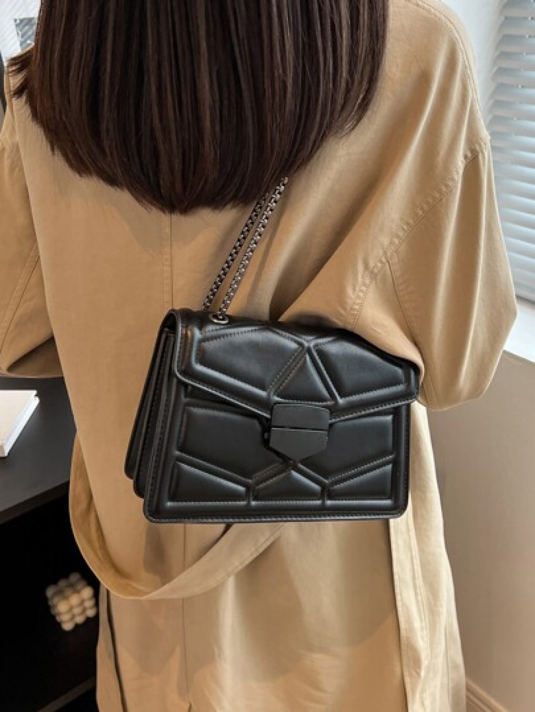 Quilted Flap Chain Square Bag For Teen Girls Women College Students Rookies White collar Workers Perfect for Office Work Business Commute Best Work Bag for Women