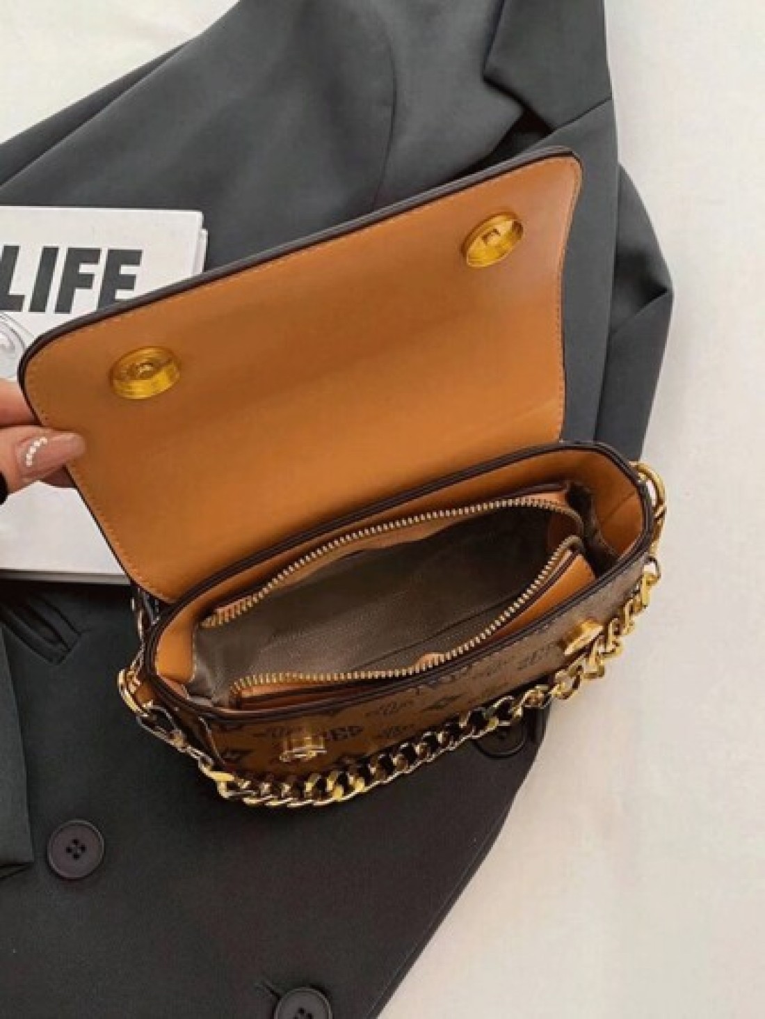 1pc Vintage Leisure Armpit Bag Shoulder Chain Bag Women s Commuter Diagonal Package Retro Inspired Bag For Women