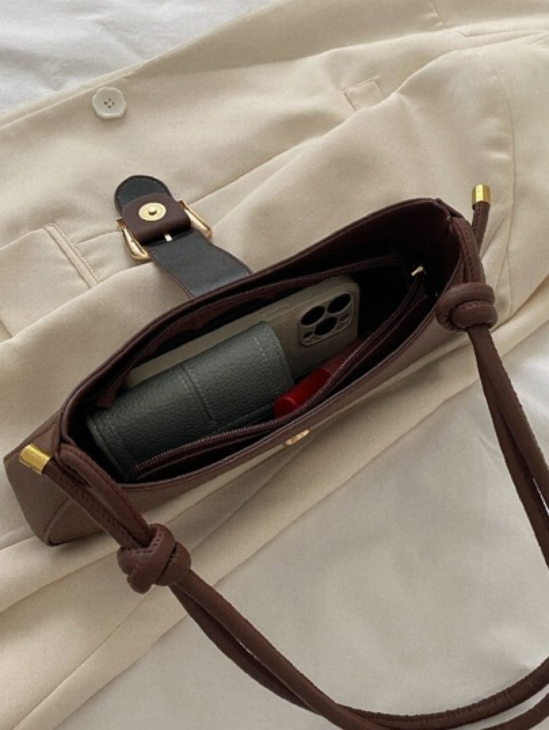 Buckle Decor Bag