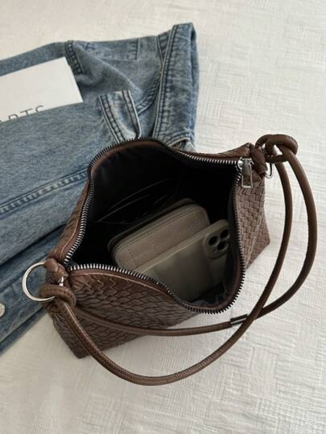 New Fashion Woven Tote Bag Retro Shoulder Bag Retro Inspired Bag For Women