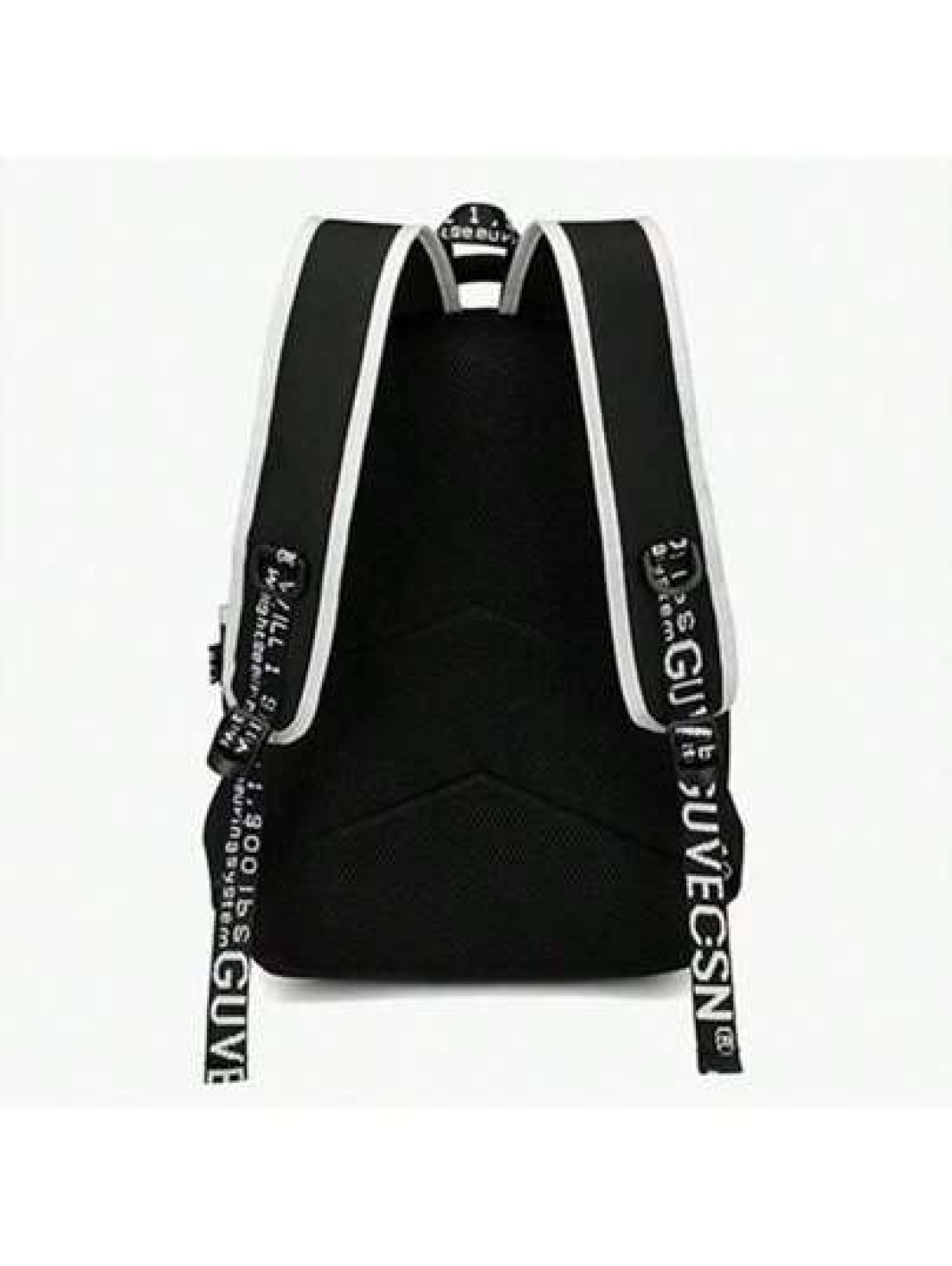Glow In The Dark Backpack Music Graphic Print Suitable For High School College Students Large Capacity Fashionable Multipurpose Unisex Laptop Bag Travel Rucksack All Strap Patterns Random School Backp