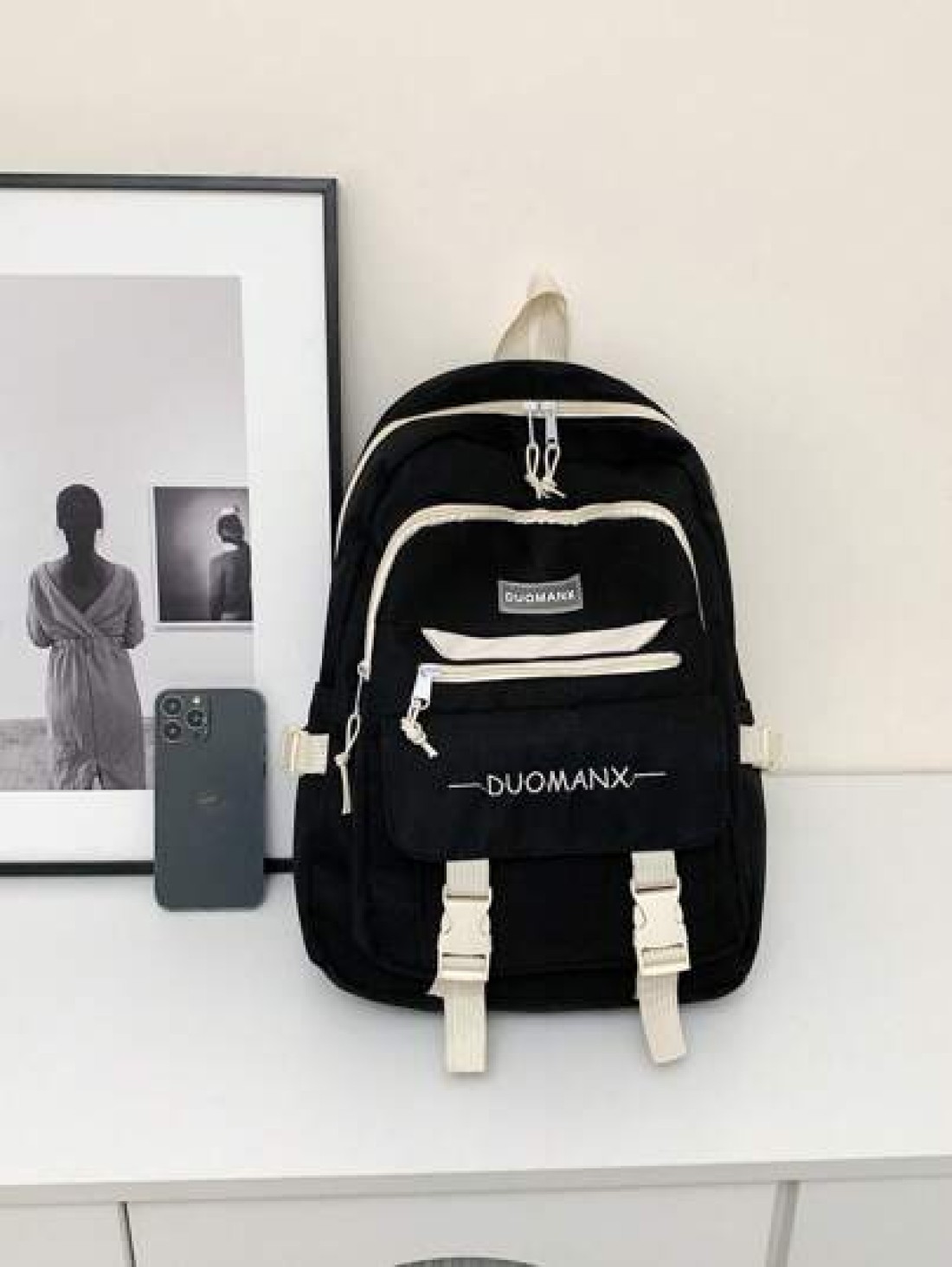 Fashionable Casual Backpack With Large Capacity Ideal For Traveling And School Rucksack Summer College Bag Dad School Bag Freshman For Books Multi Functional Dorm University School Backpack Students C