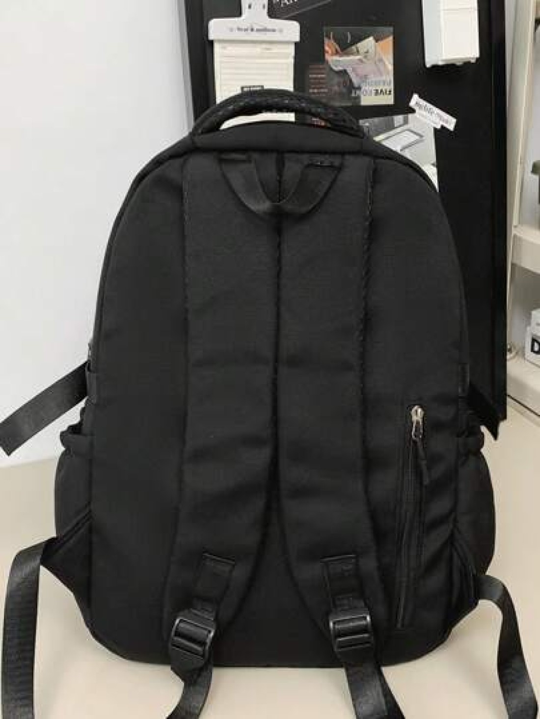 Large Capacity Men s Backpack Stylish And Simple With Multiple Pockets Suitable For Students Versatile Letter Print Commuting Unisex
