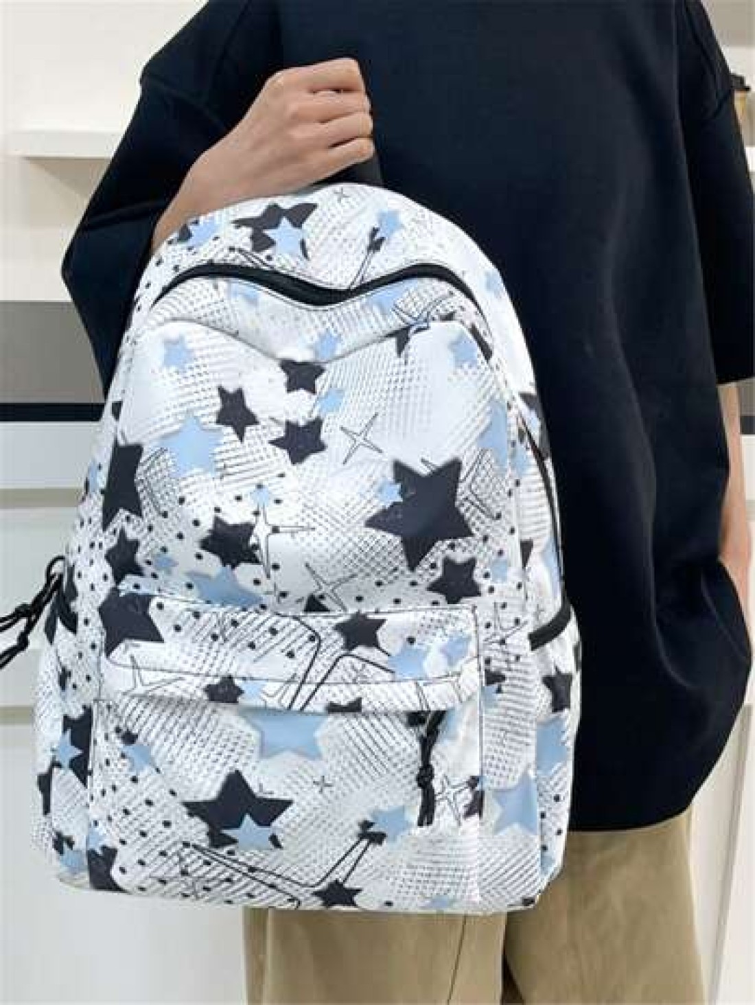 New Star Versatile Backpack For Women High Beauty Junior High School High School Large Capacity Backpack Niche Commuter Student Backpack Fashion Backpack Student Male New Junior High School High Schoo