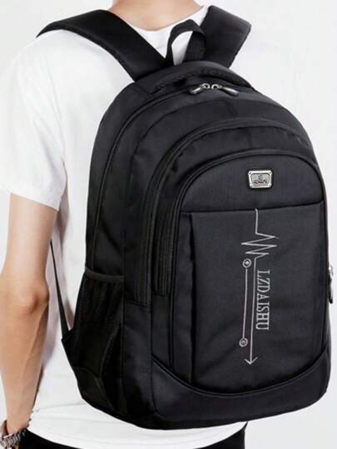 Schoolbag For Male Students Korean Version Of The Large Capacity Backpack For Middle And High School Campus Leisure Travel Backpack Oxford Cloth Christmas Gifts Scream Bag School Bag Backpack Winter B