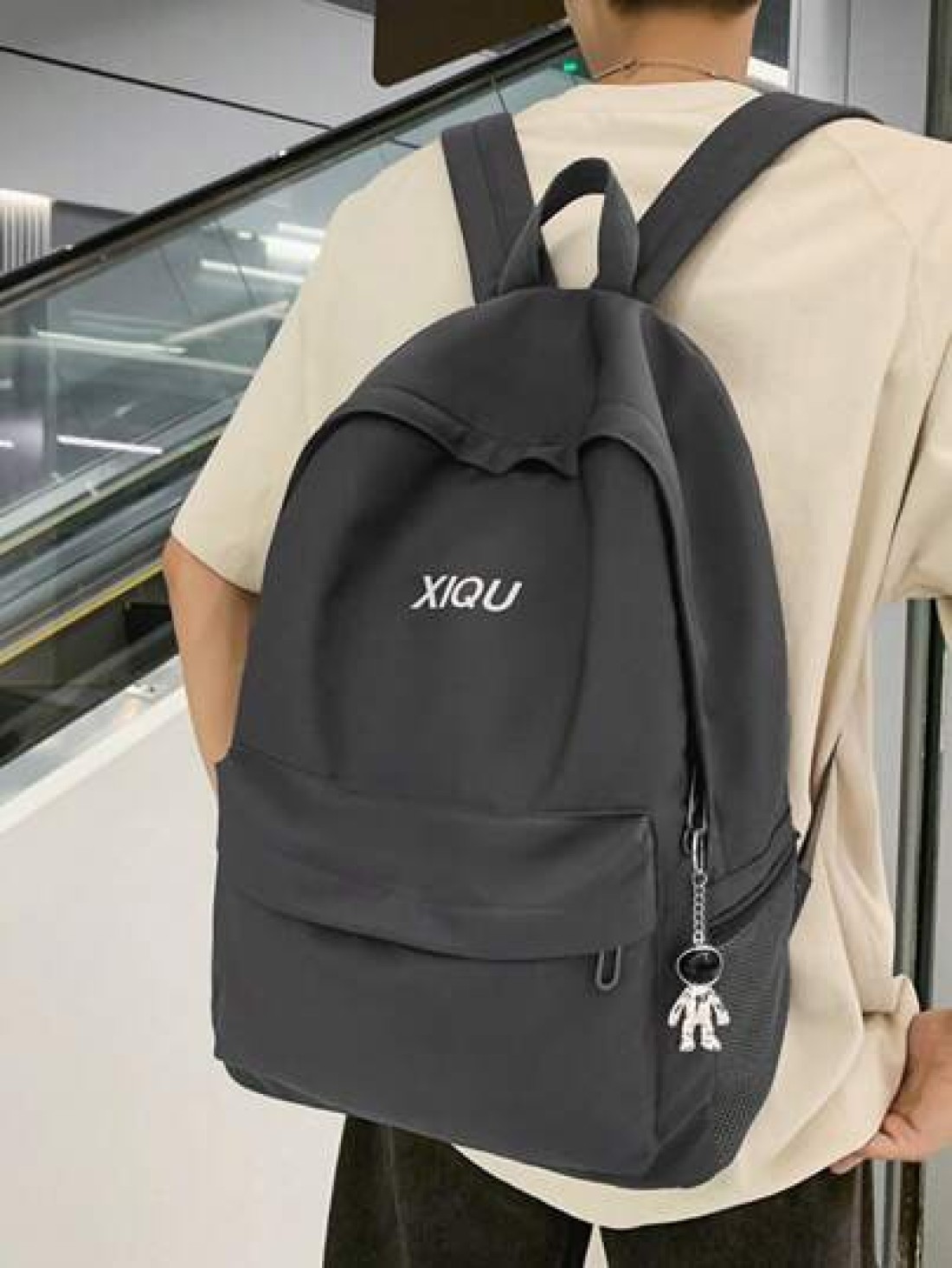 Waterproof Casual Simple Men s Backpack Couple Backpack Student Backpack Shopping Backpack Large Capacity Men s Backpack Wearing Accessories Vacation Travel Christmas Holiday Thanksgiving Outdoor Port