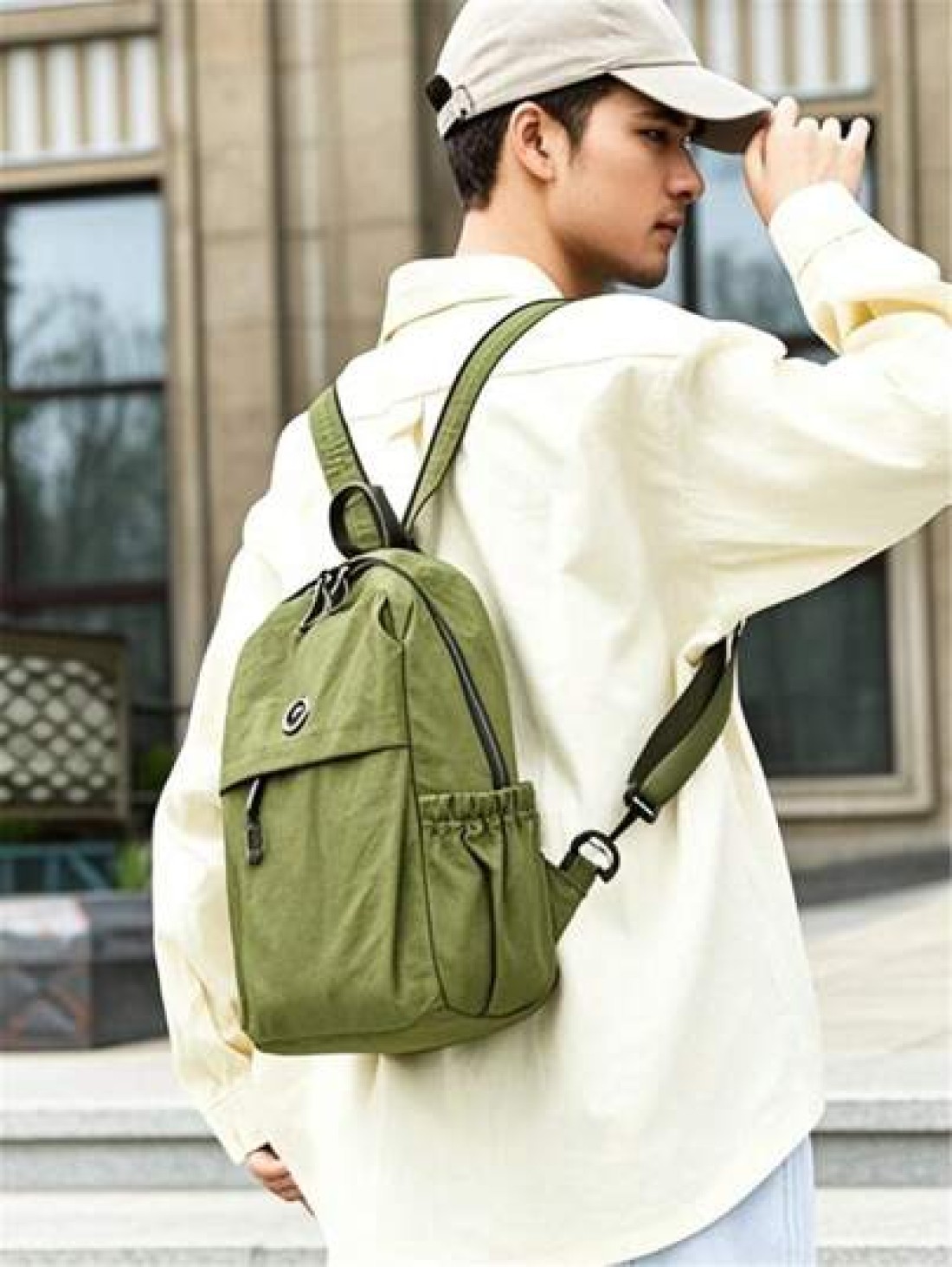 Multifunctional Dual Purpose Breast Bag For Men And Women Outdoor Travel Lightweight Small Backpack Mountaineering Bag Fashionable Crossbody Bag