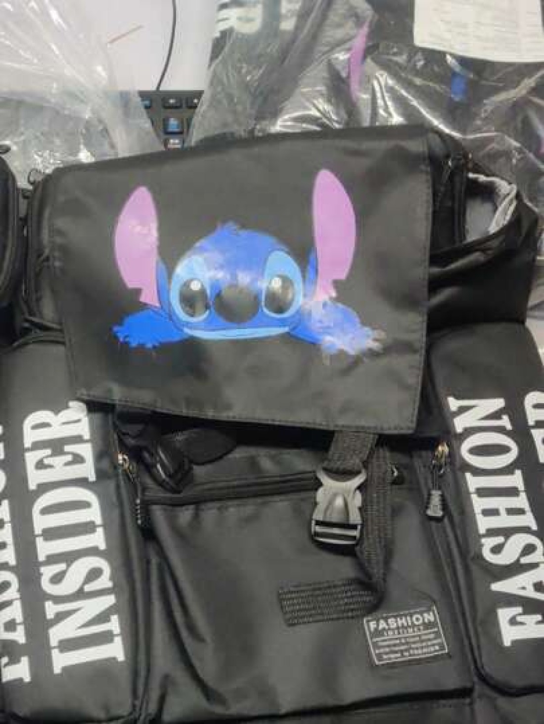 Disney Disney X Stitch Design Large Capacity Backpack Multi Functional Men s Casual Travel Rucksack College Student Business Laptop Bag Anime School Supplies