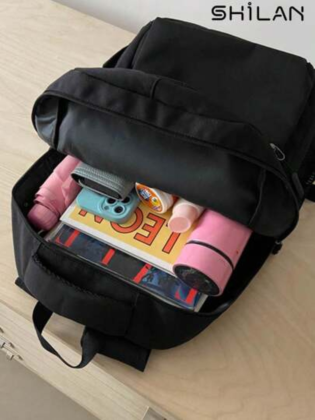 SHILAN Backpack For College Students High Capacity Travel Bag Korean Fashion Casual Men Bag Gifts For Men Vacation Travel Essentials Dad Gifts Boyfriend Gifts Backpack School Bag School Backpack Large