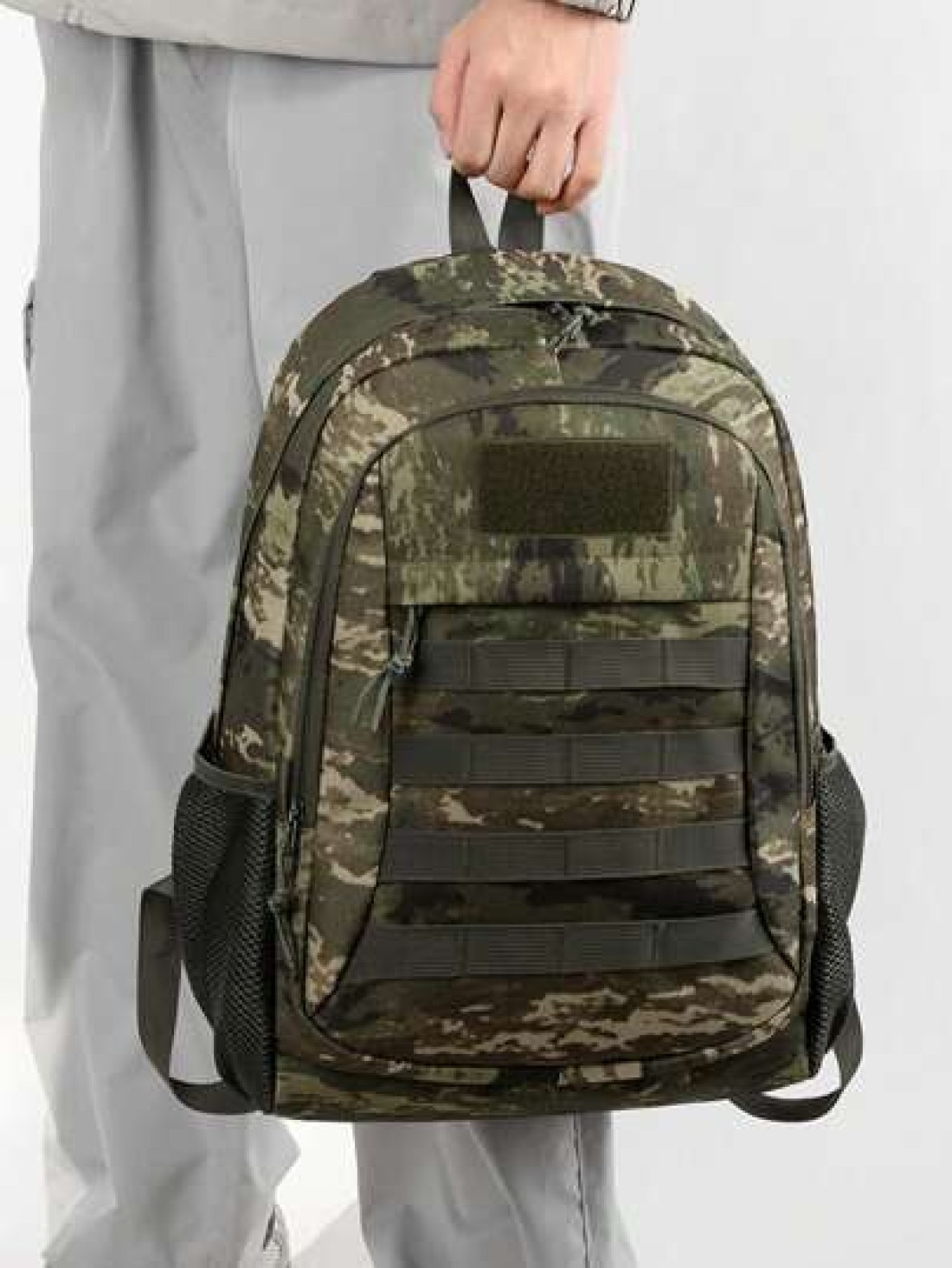New Simple Large Capacity Tactical Camouflage Backpack Multifunctional Outdoor Camping Bag Hiking Rucksack With Multiple Compartments Suitable As Gift For Teenagers Backpack For Travel