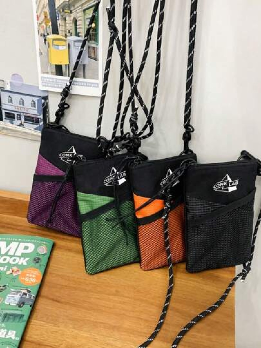 Men s Sling Bag With Mesh Pocket Casual Phone Pouch Mesh Eyelet Design Versatile Cool Male Bag