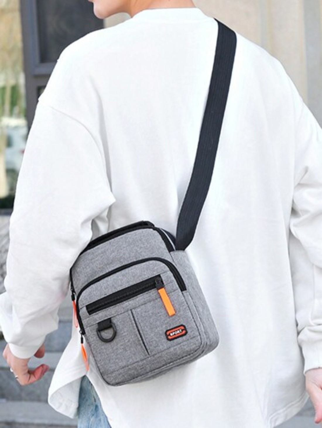 Korean Version Of Leisure Large Capacity Multi Layer Waterproof Crossbody Bag Oxford Cloth Bag Business Bag Collection Wallet Christmas Gifts Winter Christmas Men Bag Sling Bag Laptop Gifts Fashionabl