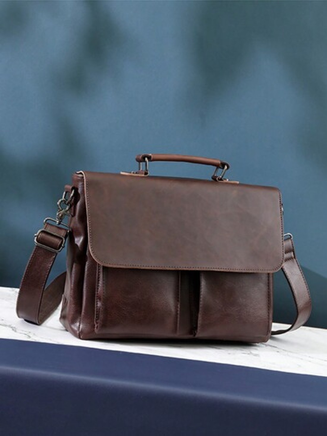 saroxi Men s Casual Shoulder Crossbody Bag Fashion Business Commuter Gift Christmas Fall University Sling Bag Cross Side Bag Gifts Scream Briefcase Document Bag Computer Bag Laptop Bag Large Capacity