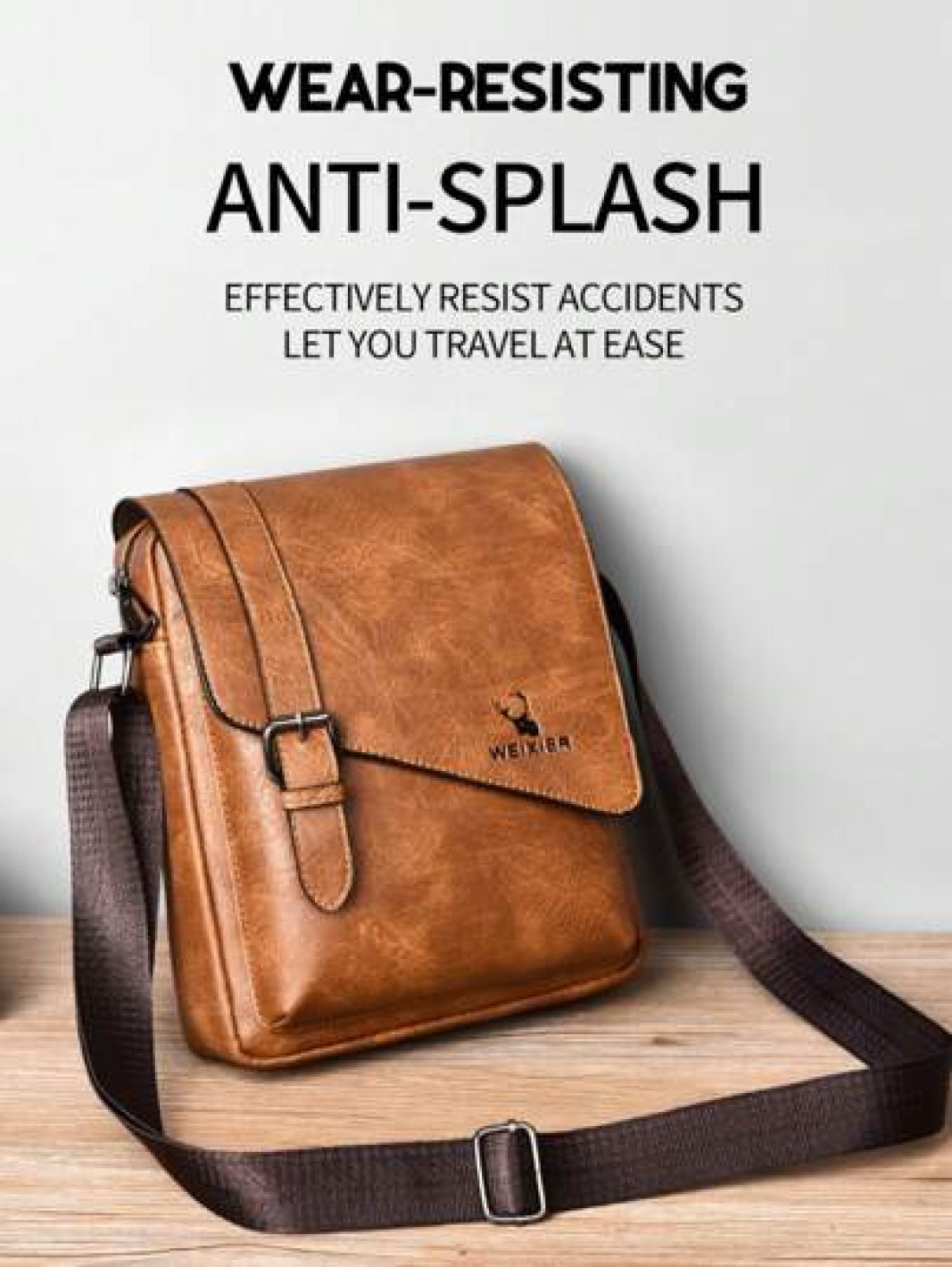 1pc Men s Shoulder Crossbody Waist Handheld Bag Portable Outdoor Bag PU Water Proof Material Multi Pocket Large Capacity Adjustable Shoulder Strap New Simple Men s Bag Suitable Shopping Purse Holiday