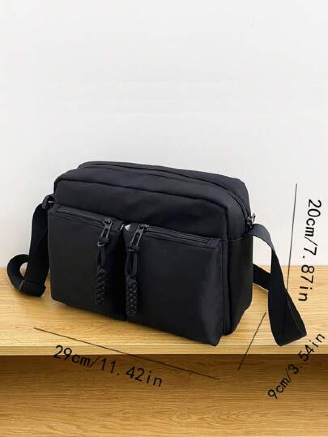 New Simple Crossbody Bag Fashion Shoulder Bag Multi Pocket Large Capacity Messenger Bag Commuting Bag Outdoor Travel College Students Attending Classes Gifts Shoulder Bag Sling Bag Side Bag Square Bag