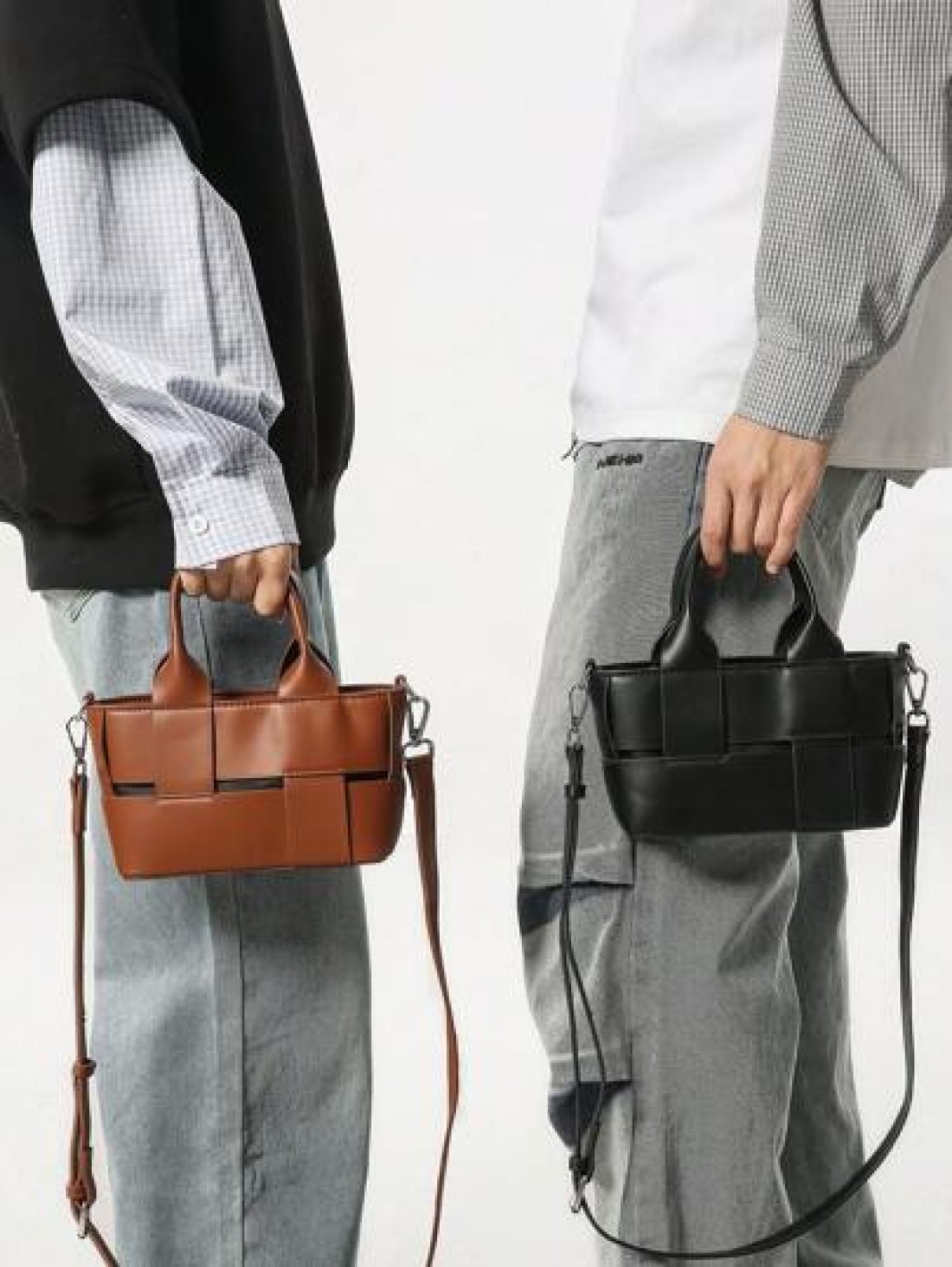peach tree Men s Messenger Bag Shoulder Bag Square Bag Handbag Waterproof PU Leather Casual Business Travel Toiletry Storage Tool Bag Large Capacity Keeps Your Items Organized