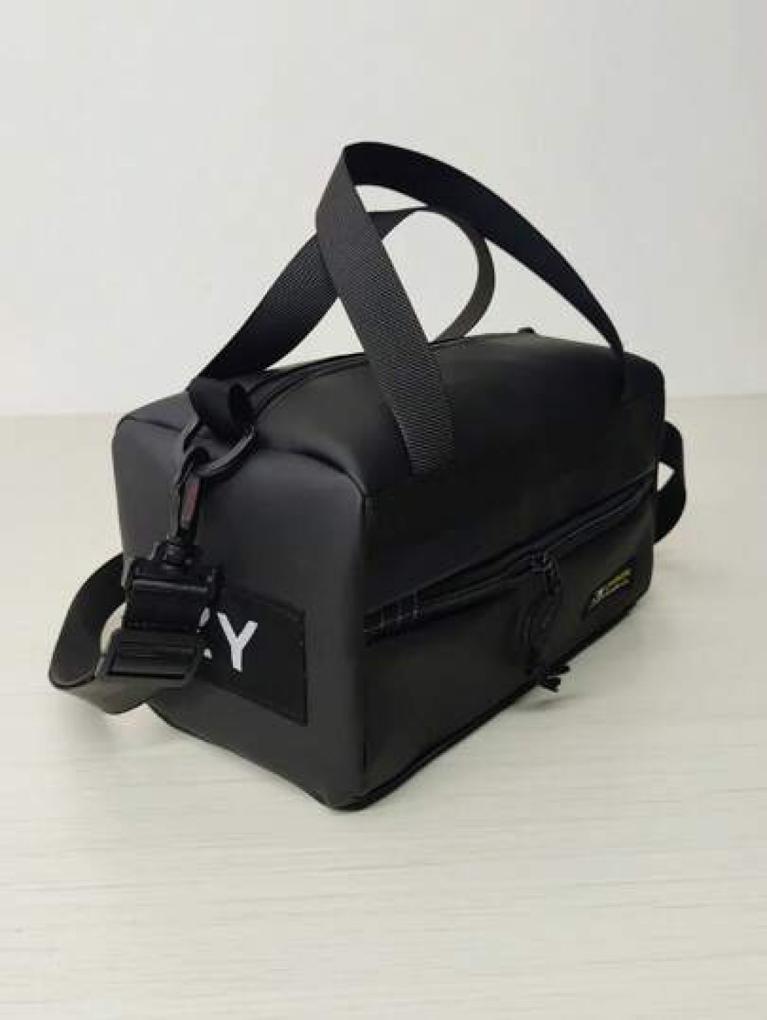 Casual Crossbody Bag For Men Sports Messenger Bag Shoulder Bag Gym Bag Courier Bag Adjustable Strap Backpack Black