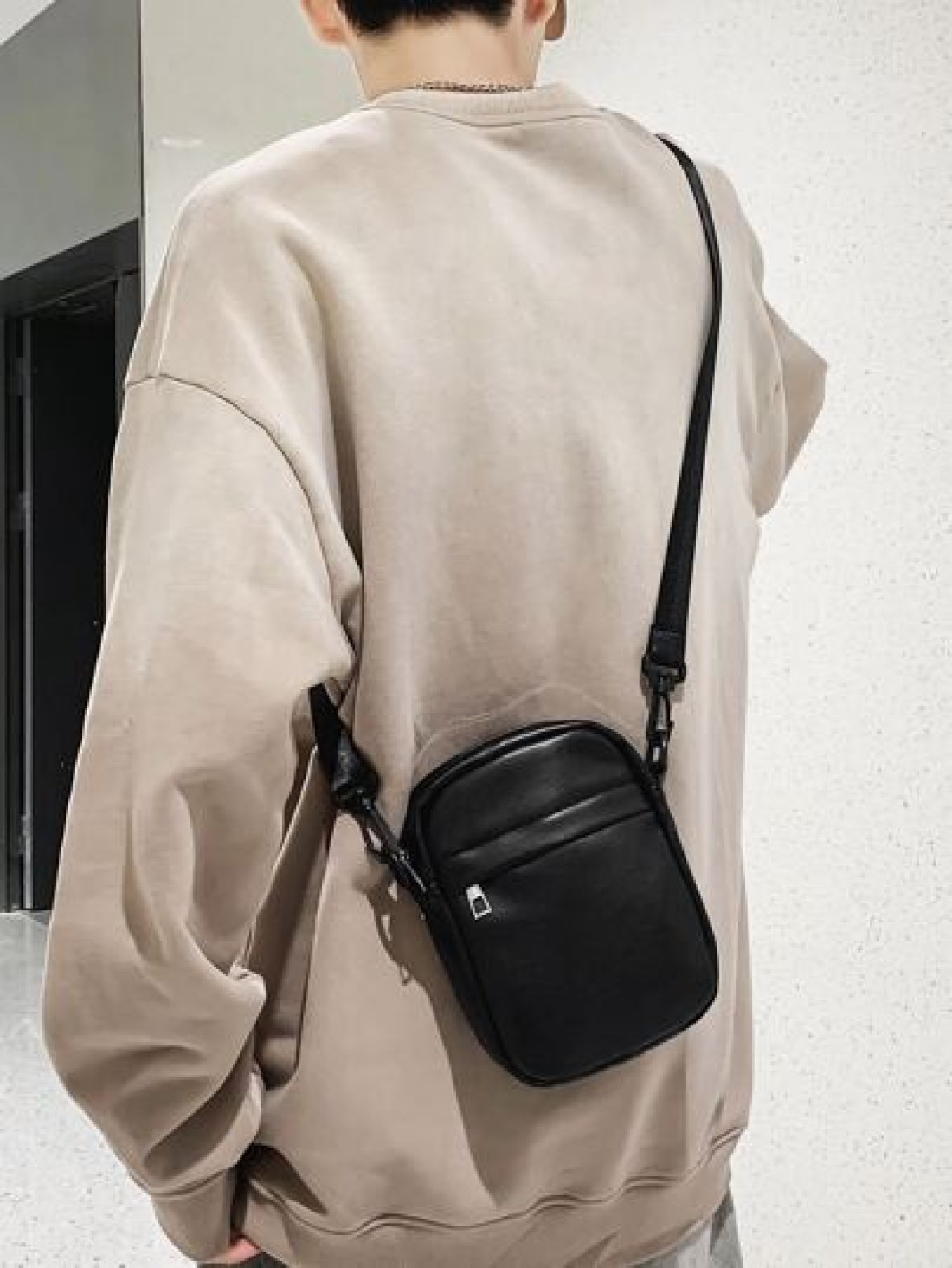 High School Students University Freshman Multifunctional Sling Bag Shoulder Bag Casual Bag Mini Men Minimalist Square Bag Handbag College Outdoors Sports Messenger Bag Ideal Gift Simpler Classic Satch
