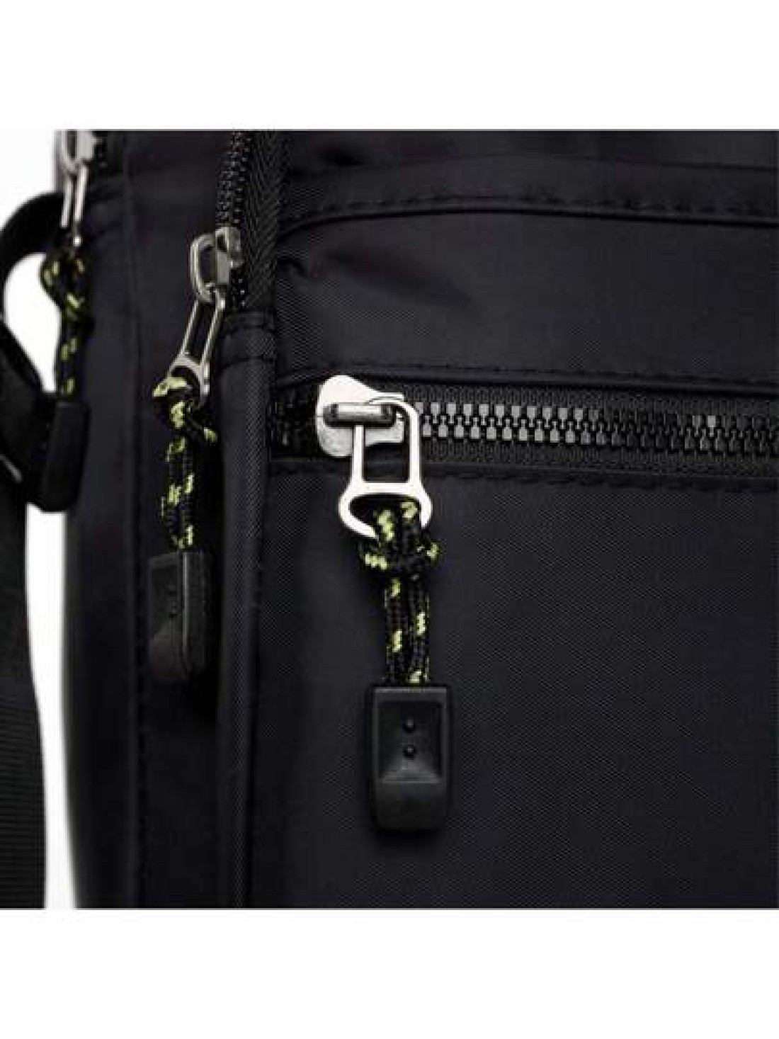 Men s Casual Multi Pocket Square Bag Waterproof Nylon Shoulder Bag Valentine s Day Gift Father s Day Gift Crossbody Sling Vacation School Summer Carry On Polyester Black Personalized Gifts Dad Husband