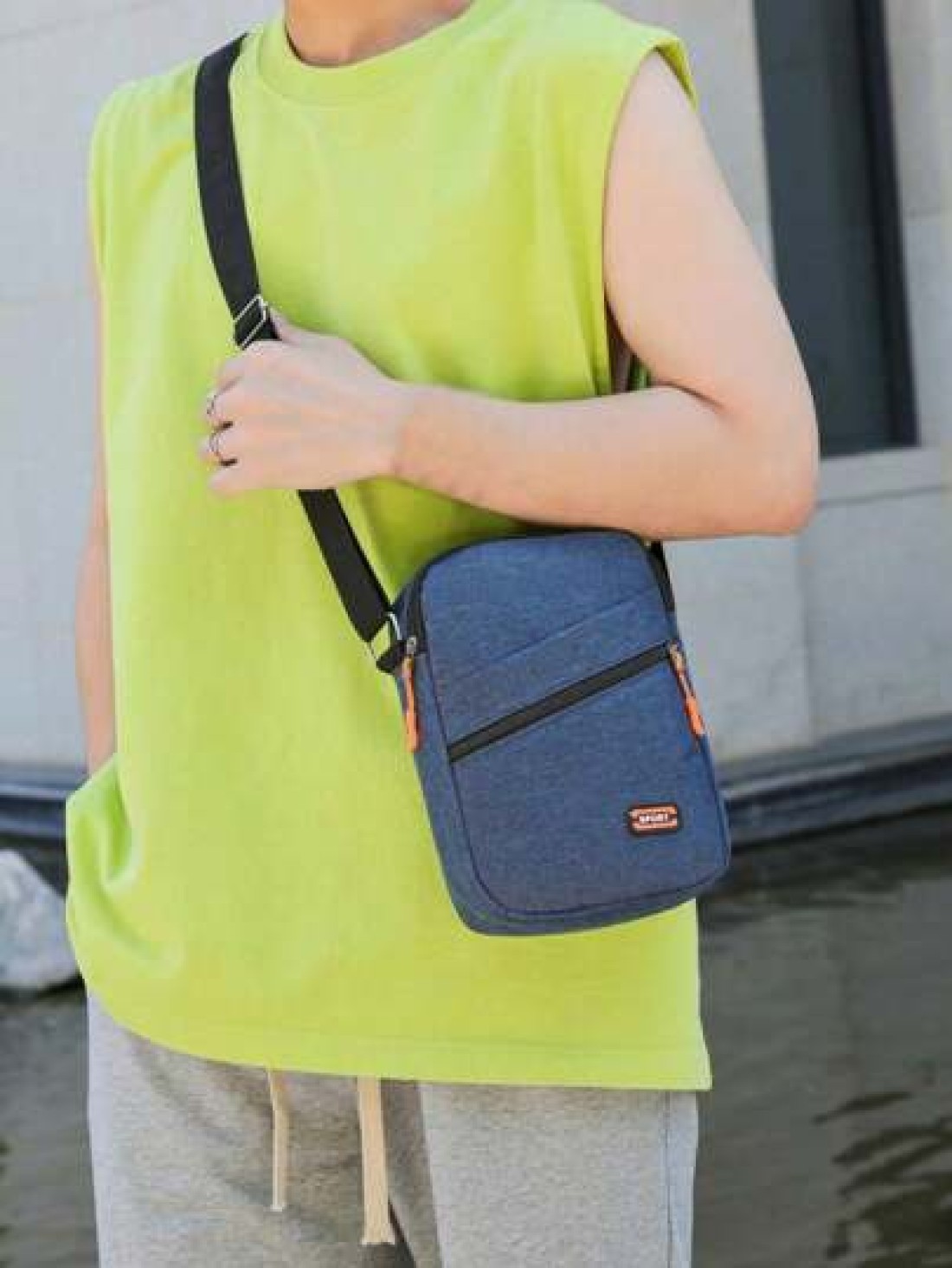 Korean Version Of Leisure Large Capacity Multi Layer Waterproof Crossbody Bag Oxford Cloth Bag Business Bag Collection Wallet Christmas Fall University Sling Bag Cross Body Bag Side Bag Gifts Boyfrien
