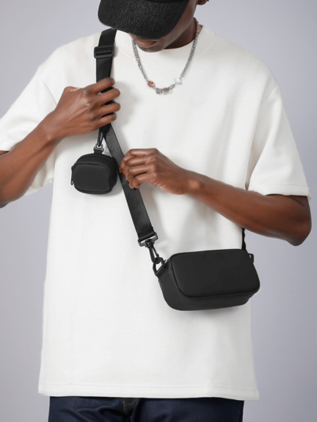 Multifunctional Mini Minimalist Square Bag With Coin Purse Shoulder Bag Sling Bag Casual Bag Crossbody Bag For High School Student University Student Freshman Side Bag Black Bag Small Bag For Holiday