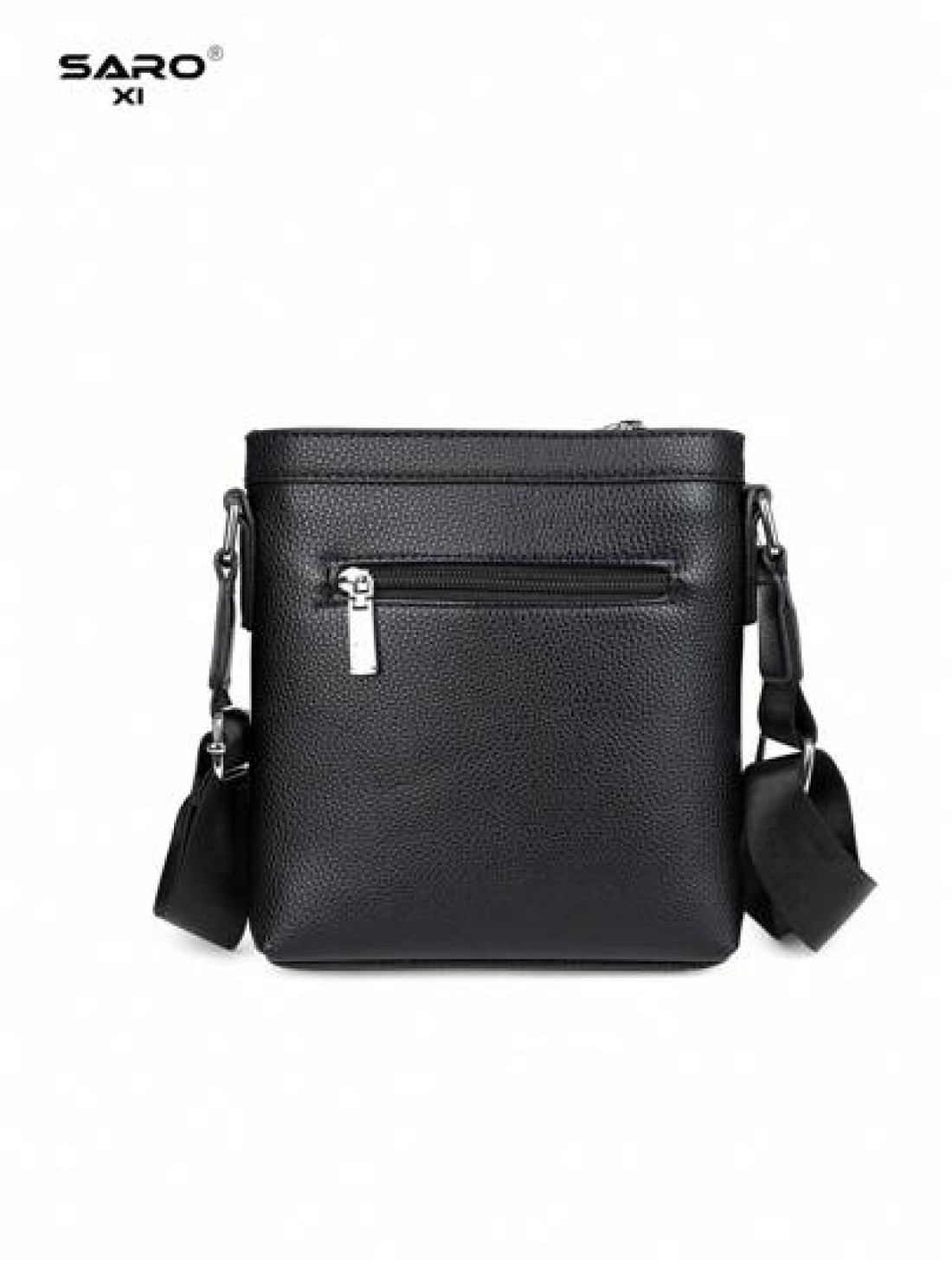 1pc Versatile Crossbody Bag For Men Durable PU Leather Shoulder Bag With Side Pockets Simple Stylish Design Suitable For Commuting Black Brown Great Gift For Boyfriend
