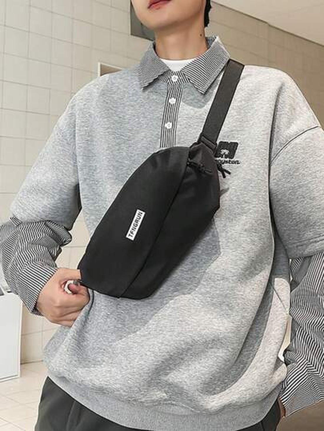 Vintage Casual Unisex Chest Bag Men s Sports Cycling Crossbody Bag Shoulder Fanny Pack