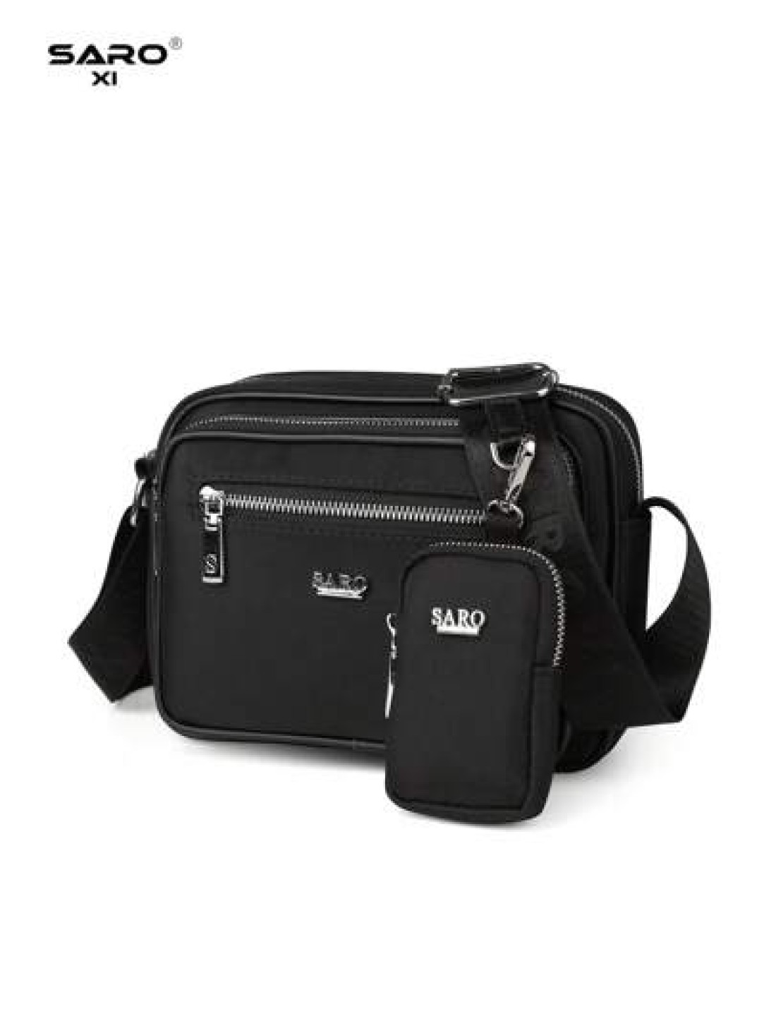 saroxi 1pc Men s Shoulder Bag Side Pocket Messenger Bag Crossbody Bag Square Bag Multi Function Scratch Resistant And Durable PU Leather Casual Style Black And Brown Gift For Men Boyfriend Teacher