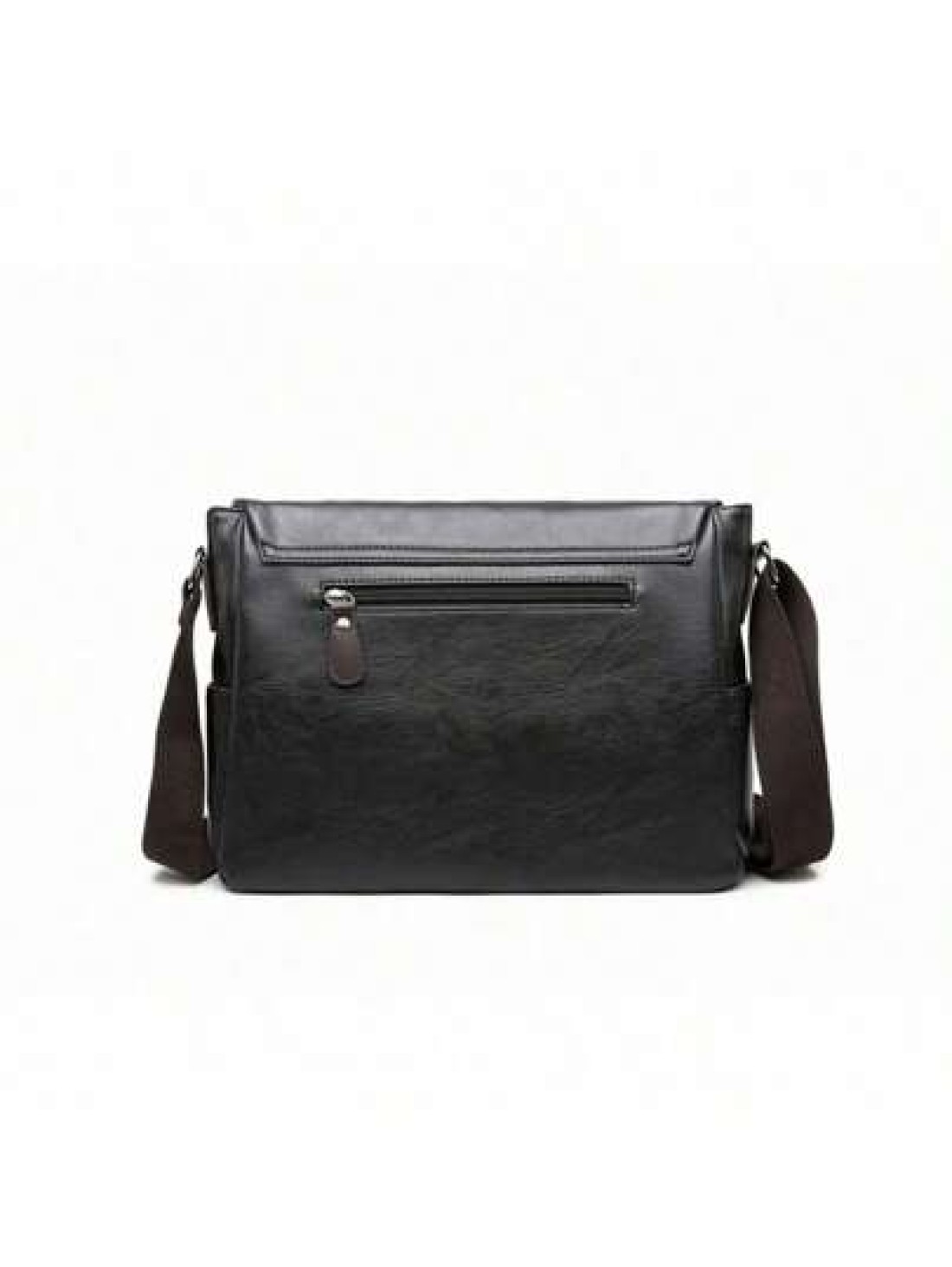 Stylish Envelope Shoulder Bag Cross Body Sling Bag For Men PU Leather Business Casual All Match Spacious Interior Adjustable Strap And Durable Design Graduation School Supplies
