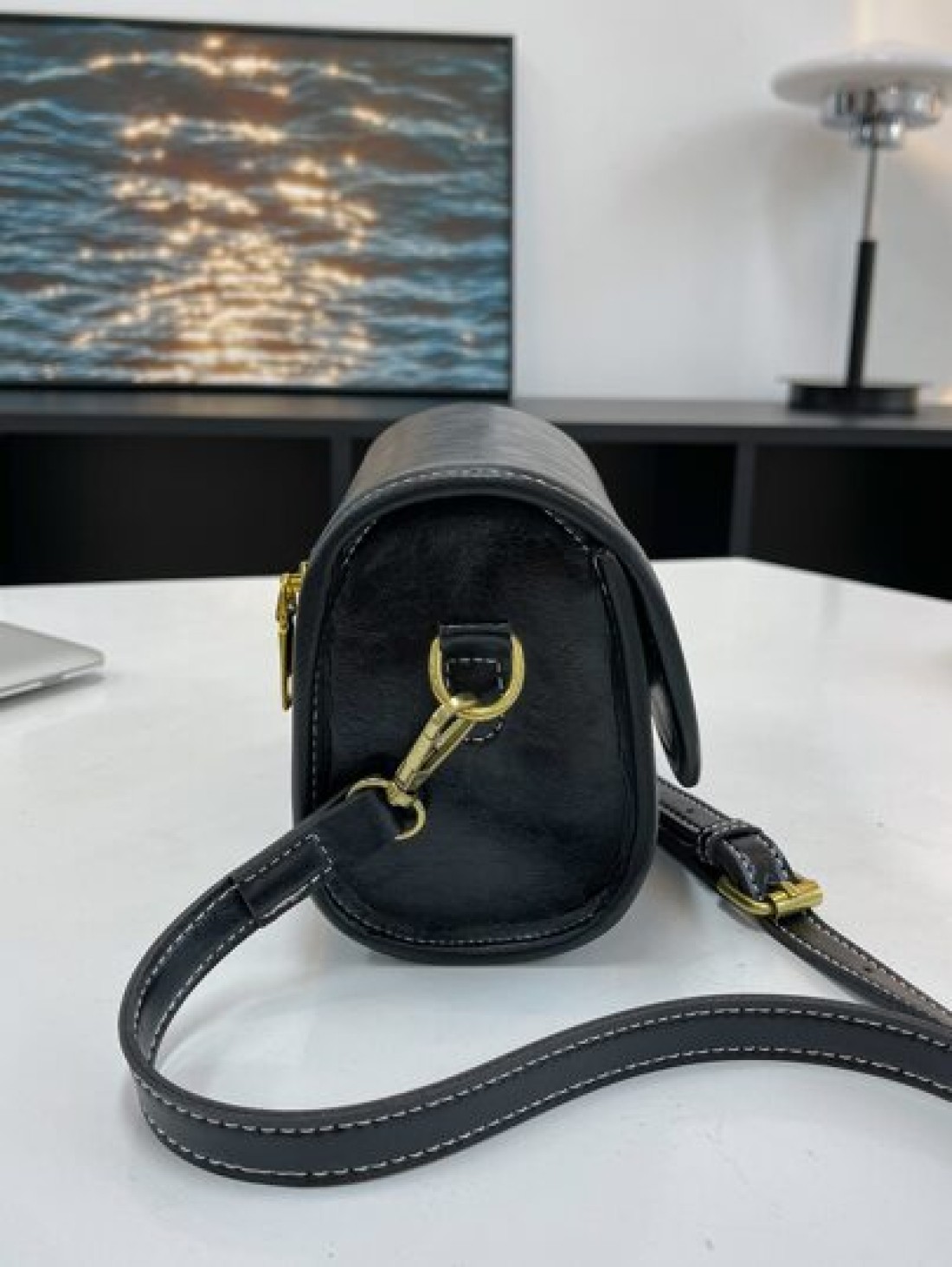 1pc Plain Color PU Flap Mini Shoulder Bag For Men Fashion Versatile Casual Suitable For Everyday Use Travel And Holiday Adjustable Strap Chest Bag Leather Bag Hobo Bag Hip Bag Purse Christmas Thanksgi