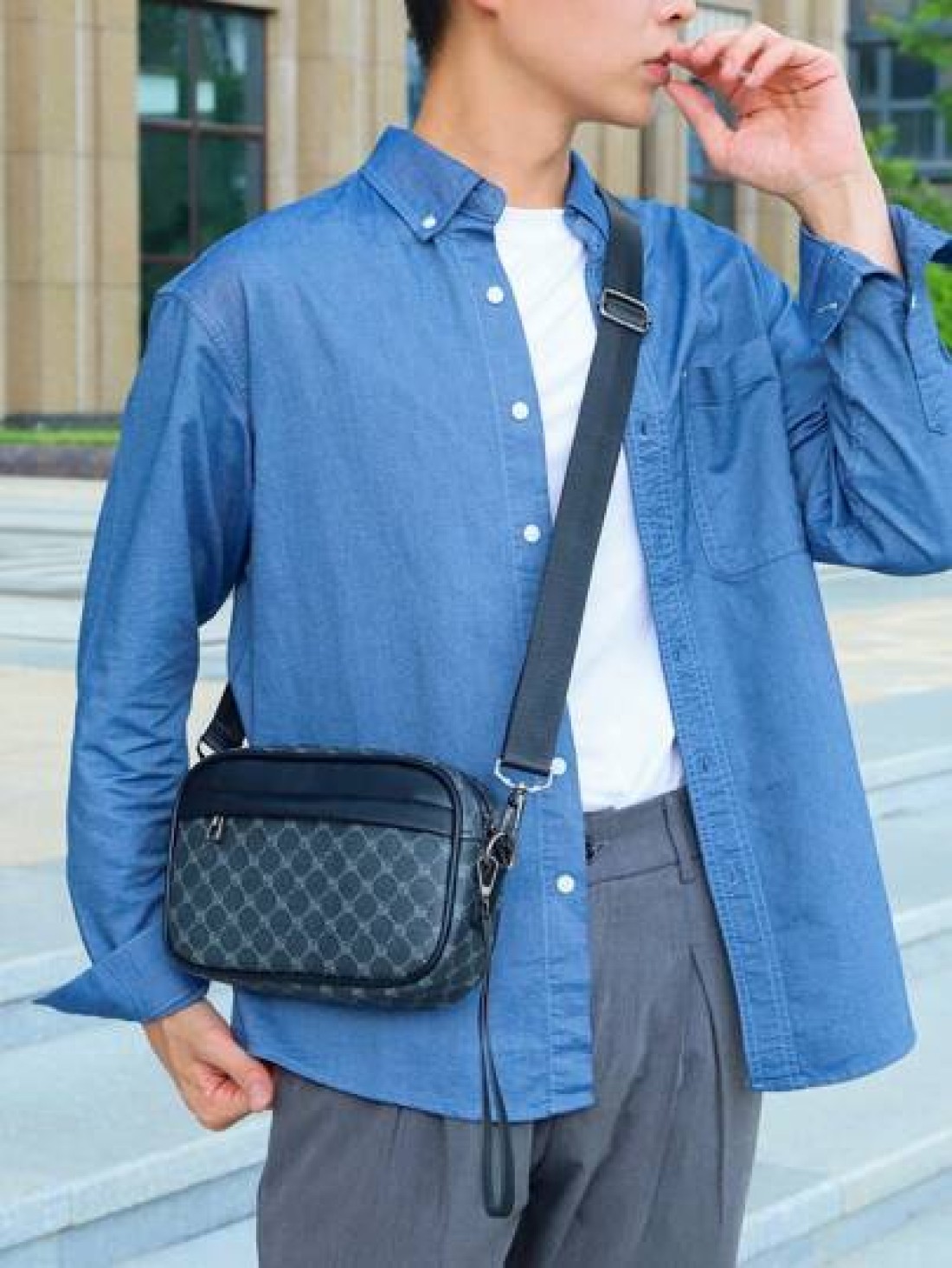 New Men s Bags Fashionable And Men s Casual Bags Crossbody Bags Large Capacity Youth Gifts Street Styles Luxury Bags