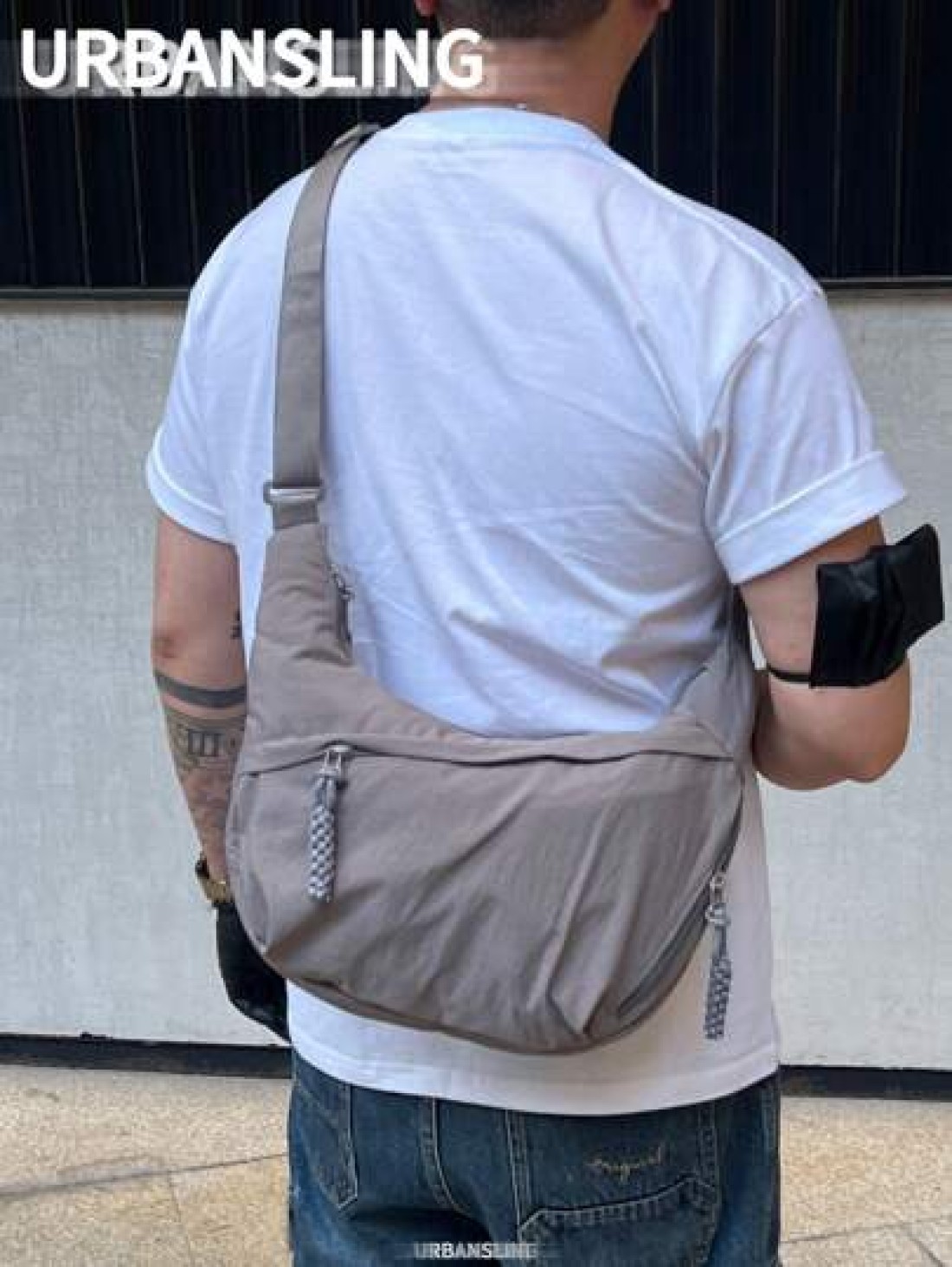 Men s Stylish Solid Color Large Capacity Crossbody Bag Business Commuter Simple Chic Shoulder Bag Streetwear Dumpling Bag Outdoor Activities Convenient Travel Sling Bag Multi Pocket Suitable For High
