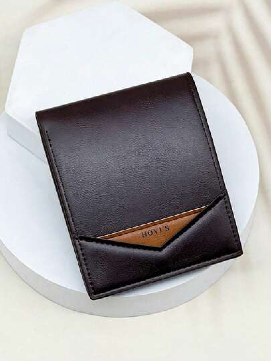 HOVI S Men s Slim Fashion Short Wallet New Stylish Lightweight Compact Casual Wallet For Youth And Students Ultra Thin Portable Design