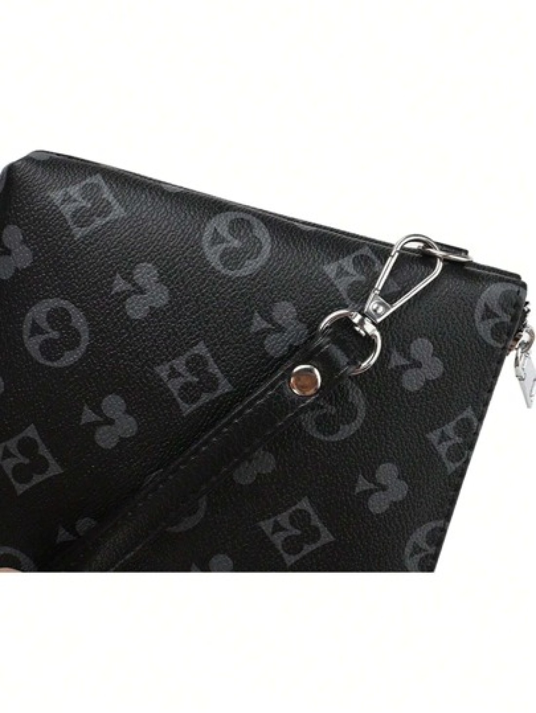 Washing Toiletry Bag Handbag For Sports Business Fashion Pu Men Square Bag Male Clutch Purse Zipper Money Bag Holiday Essentials Fall Stuff Anti Theft Portable Lightweight Scream Men Bag Men Zipper Ba