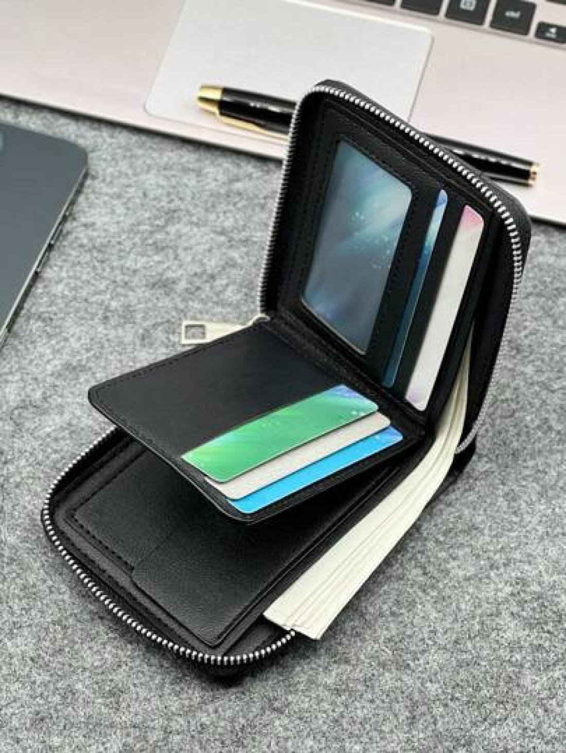 HOVI S Upgrade Your Look With Stylish Business Leather Wallets Fashion Short Wallet Old Money Style Men Vintage Funny Gifts Coin Purse Travel Christmas Purse Holiday Thanksgiving Gifts Vacation Hiking