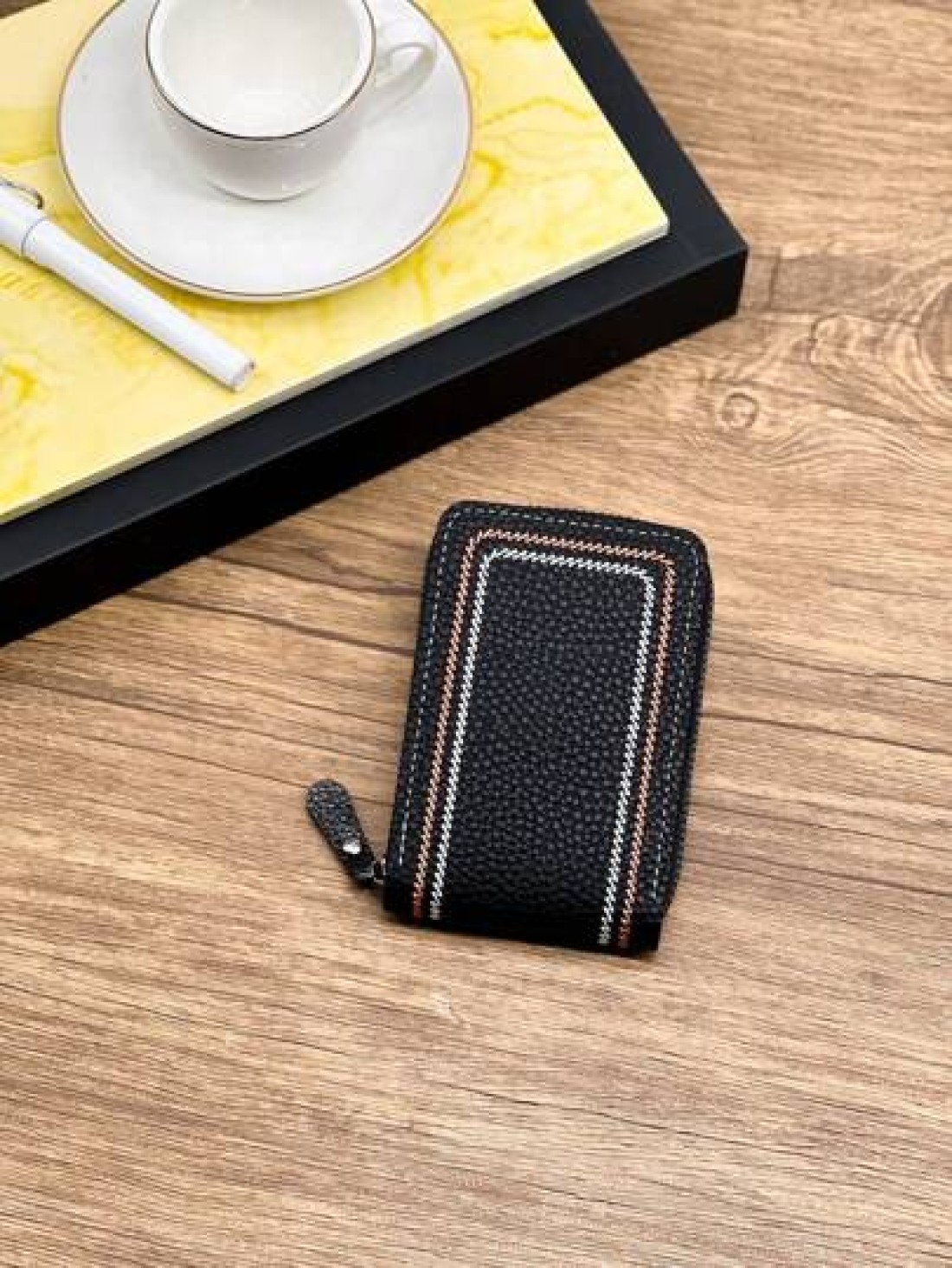 HOVI S Classic Minimalist Card Holder Ultra Thin Portable Card Coin Wallet Multi Function