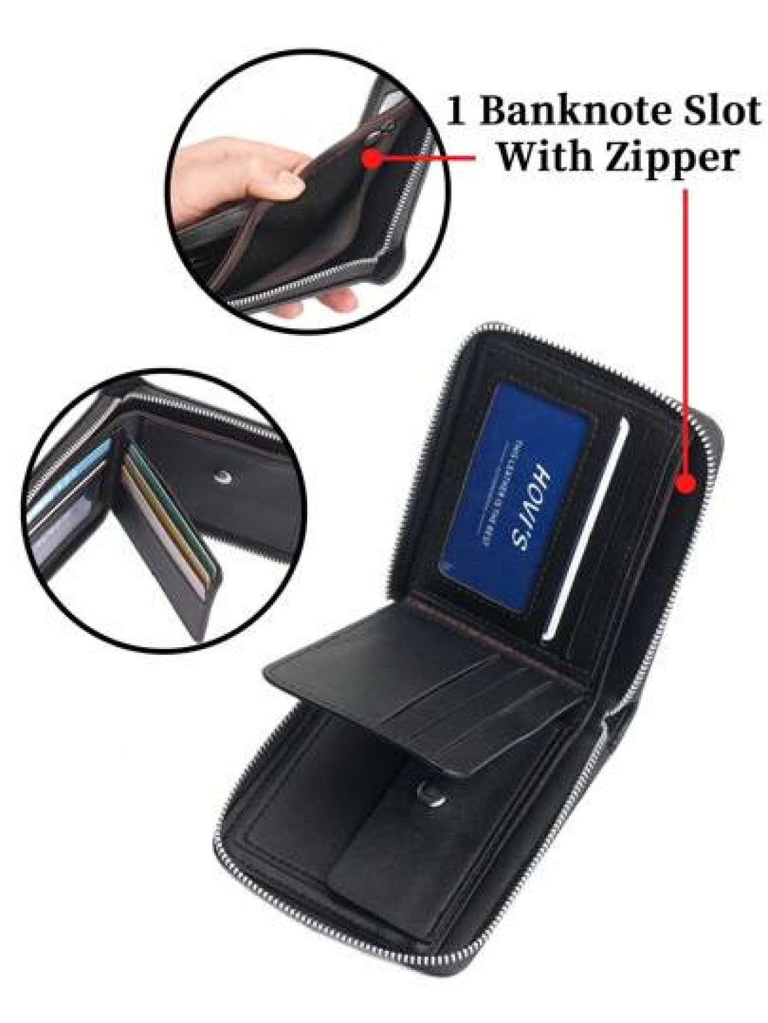 HOVI S Upgrade Your Look With Stylish Men s Business Leather Wallets Fashion Short Wallet Mini Bag Small Bag
