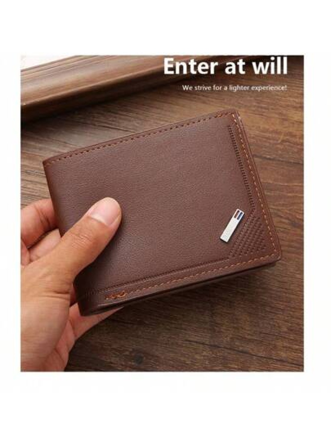 Men s Short Wallet Cross Border Large Capacity Business Casual Bifold Wallet Multi Function Young Cardholder Ultra Thin New Wholesale Soft Leather