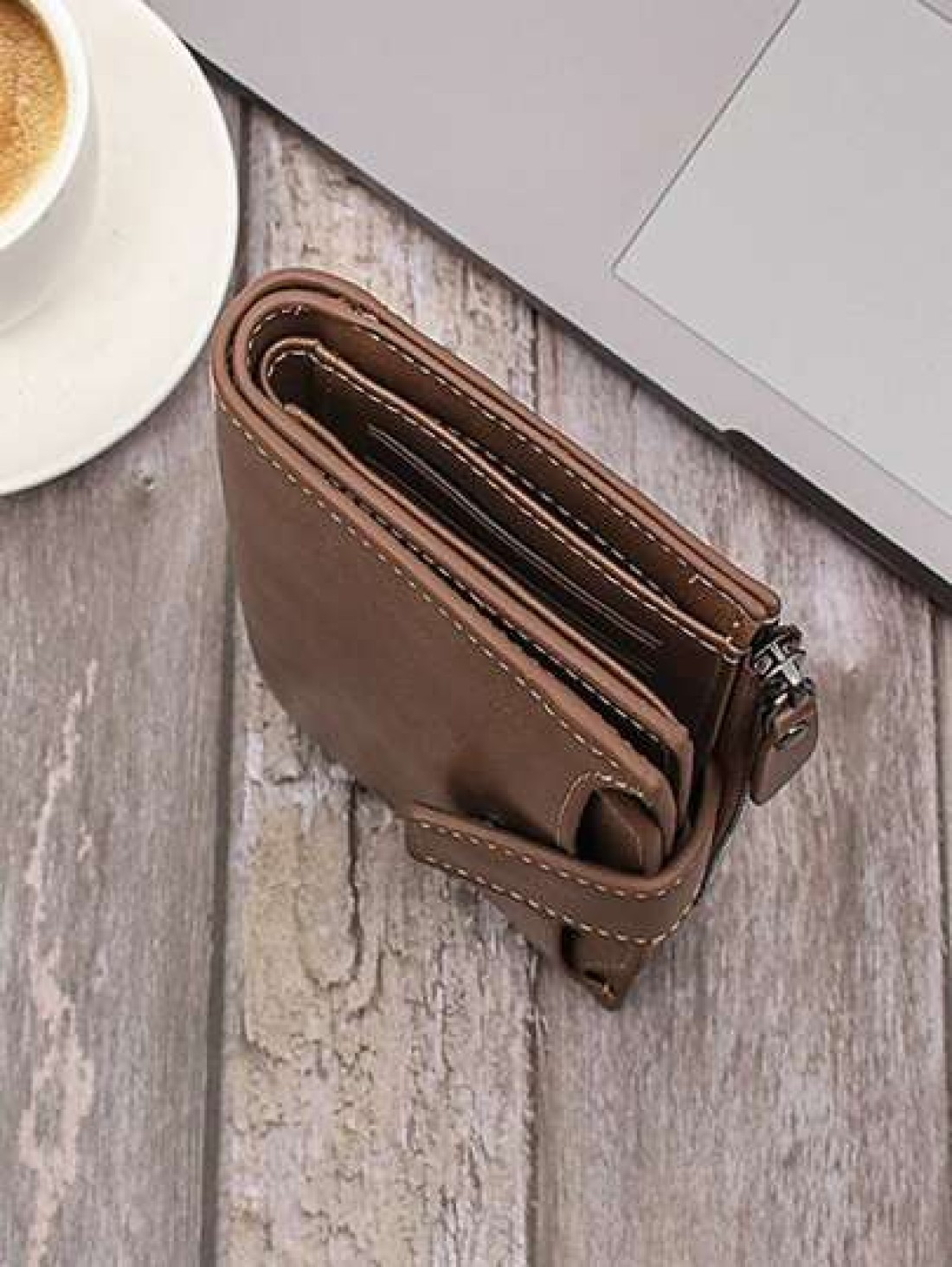 Multi Card Slot Men s Simple Short Wallet Zipper Purse With Clasp And Coin Pocket Clutch Handbag Korean Style Wristlet Bag Anti Theft Bag College Multi Card Clutch Bag Long Wallet Business Vacation Le