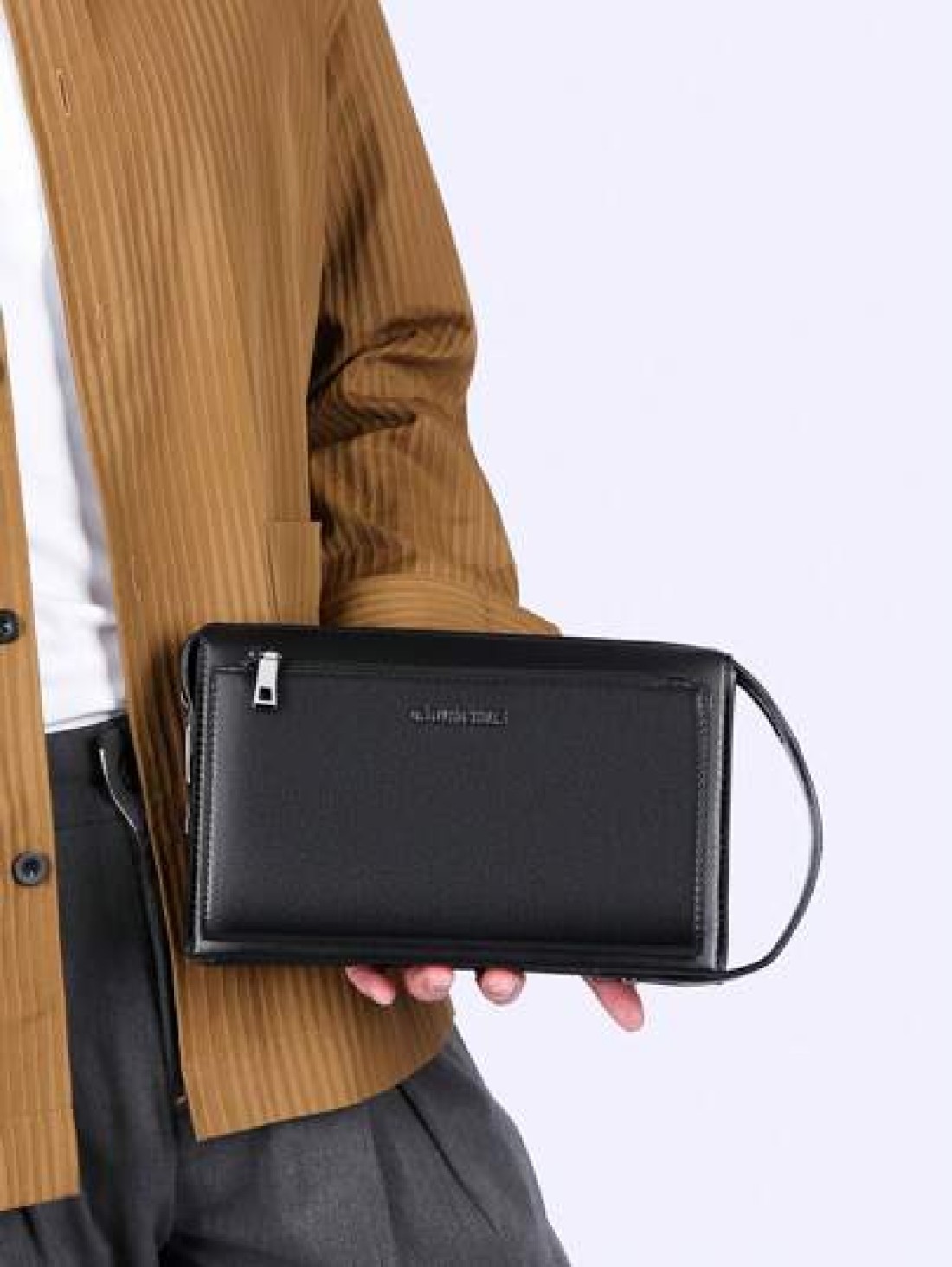 gorchis New Fashion Men s Clutch Bag With Password Lock Anti Theft Multi Pocket Multi Card Slot Long Wallet PU Leather Men Bag Multifunctional Travel Pouch Christmas Fall University Bag Wallet Men Han