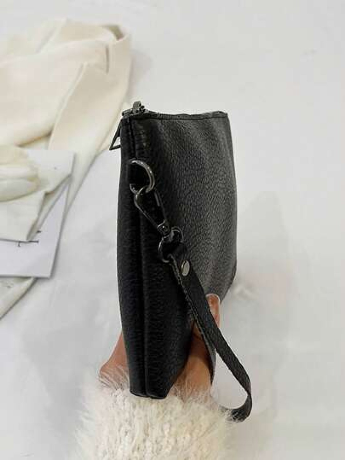 Men s Fashion Stylish Casual Litchi Grain Clutch Bag
