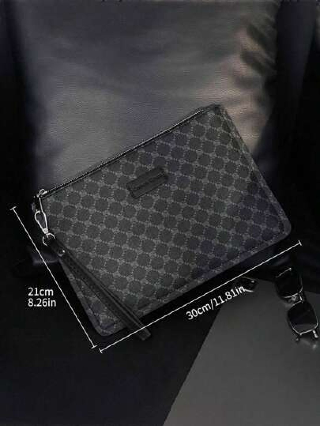 Men Clutch Bag Men Handbag Men Wristlet Bag Waterproof Portable Lightweight For College Business Travel PU Leather Business Simple Style Fashion Streetwear For Men For Boys College Student Gift For Me