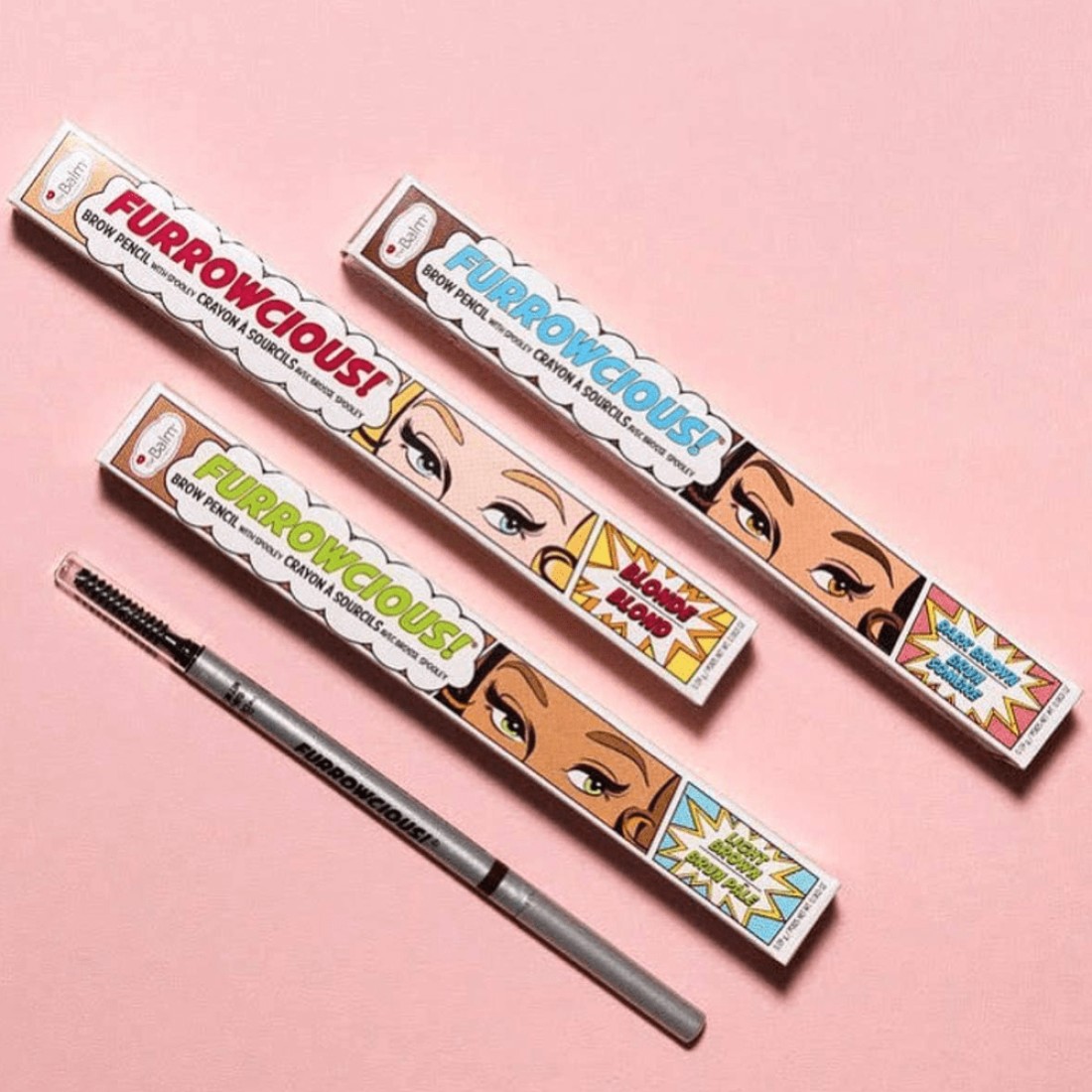 theBalm Furrowcious Brow Pencil with Spooley - Dark Brown