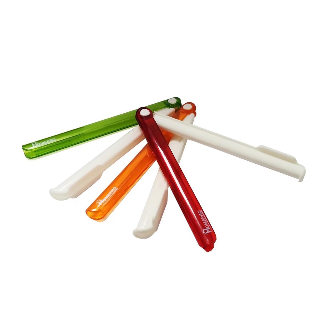 Home Pro Bag Clips Multicolour 15.5x1.7x1cm 3 PCS