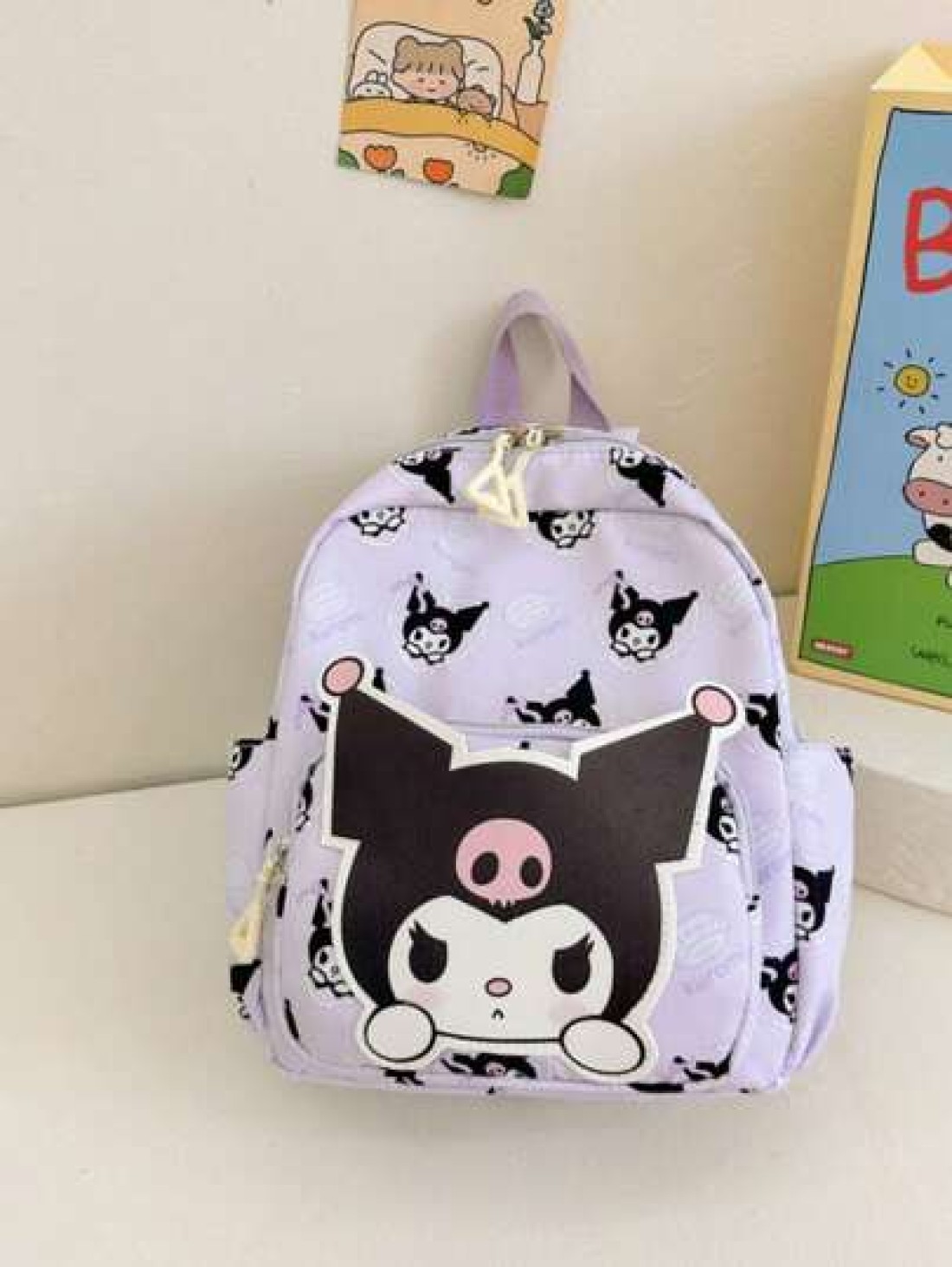 Sanrio حقيبة ظهر كروموني للأطفال للسفر والخروجات الربيعية، حقيبة مدرسية رائعة للحضانة والروضة بطبعات الكرتون