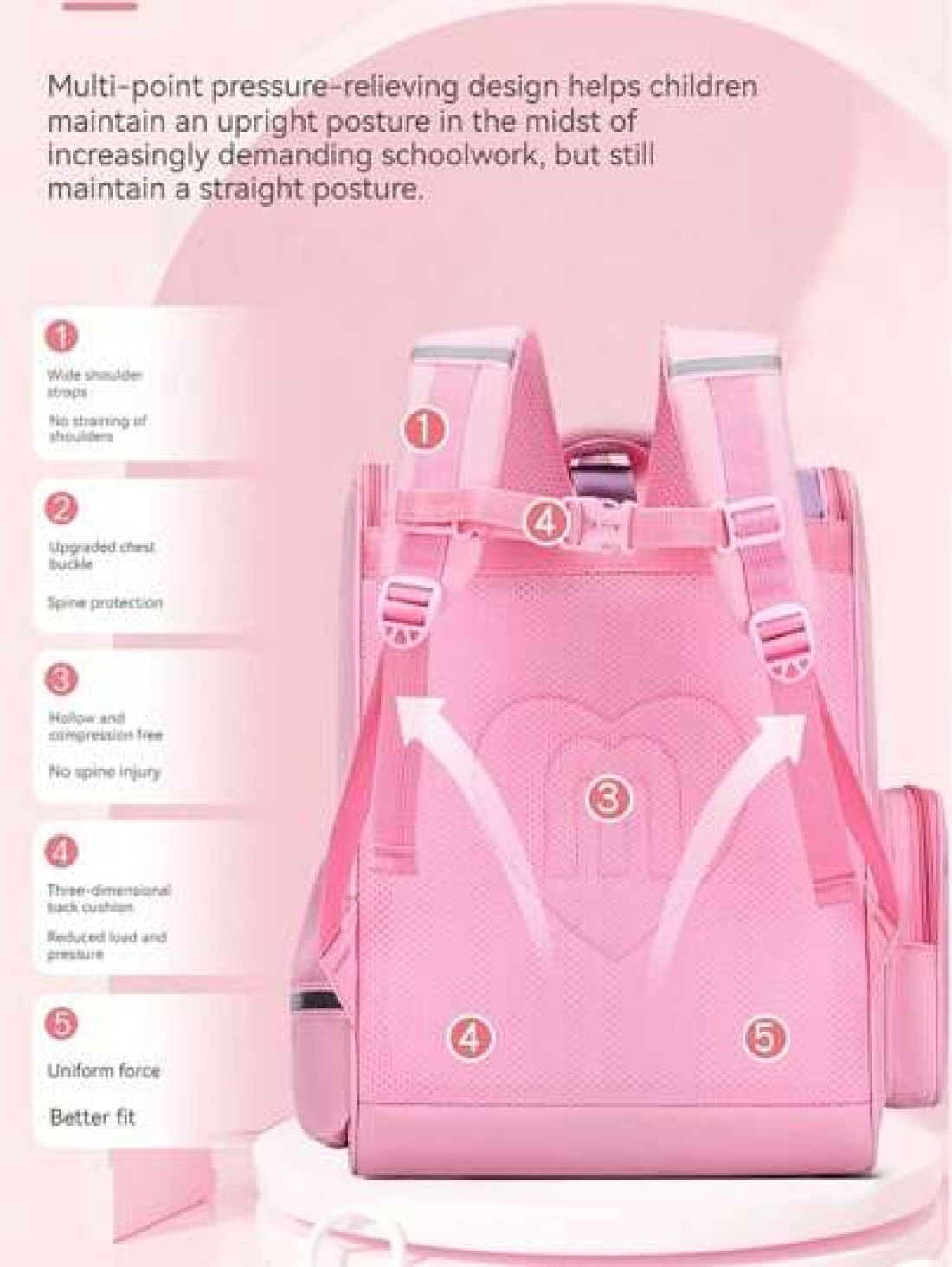 Children s Shoulder Bag Elementary School Students Schoolbag 6 12 16 Years Old 1 2 3 4 5 6 Grades Cute Waterproof Boys And Girls Backpack Purple Pink